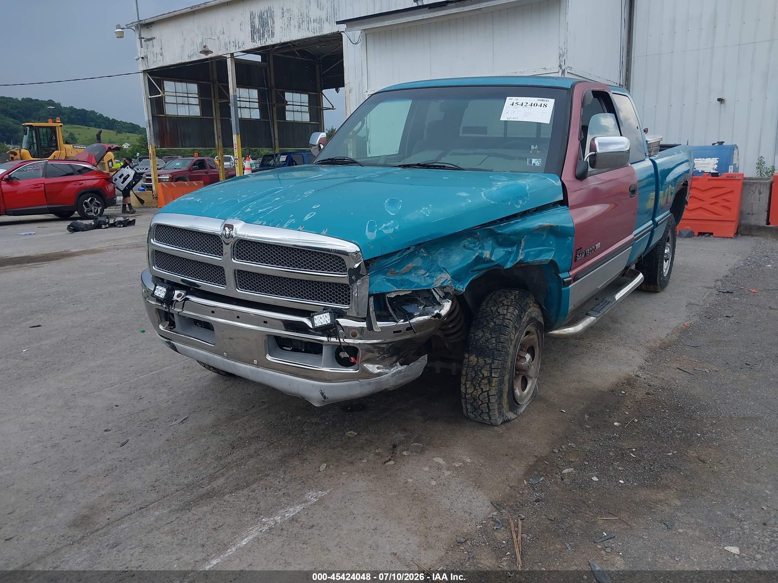 1997 Dodge Ram 1500 St Turquoise vin: 1B7HF13Y0VJ529409