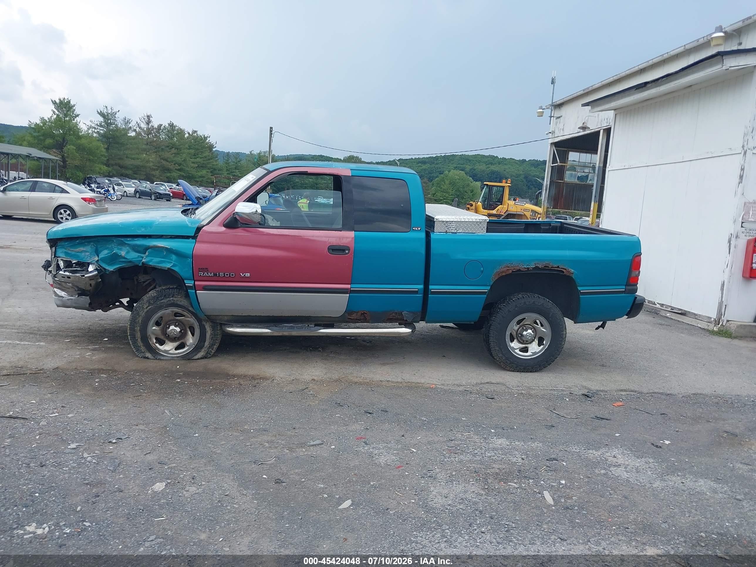 1997 Dodge Ram 1500 St Turquoise vin: 1B7HF13Y0VJ529409