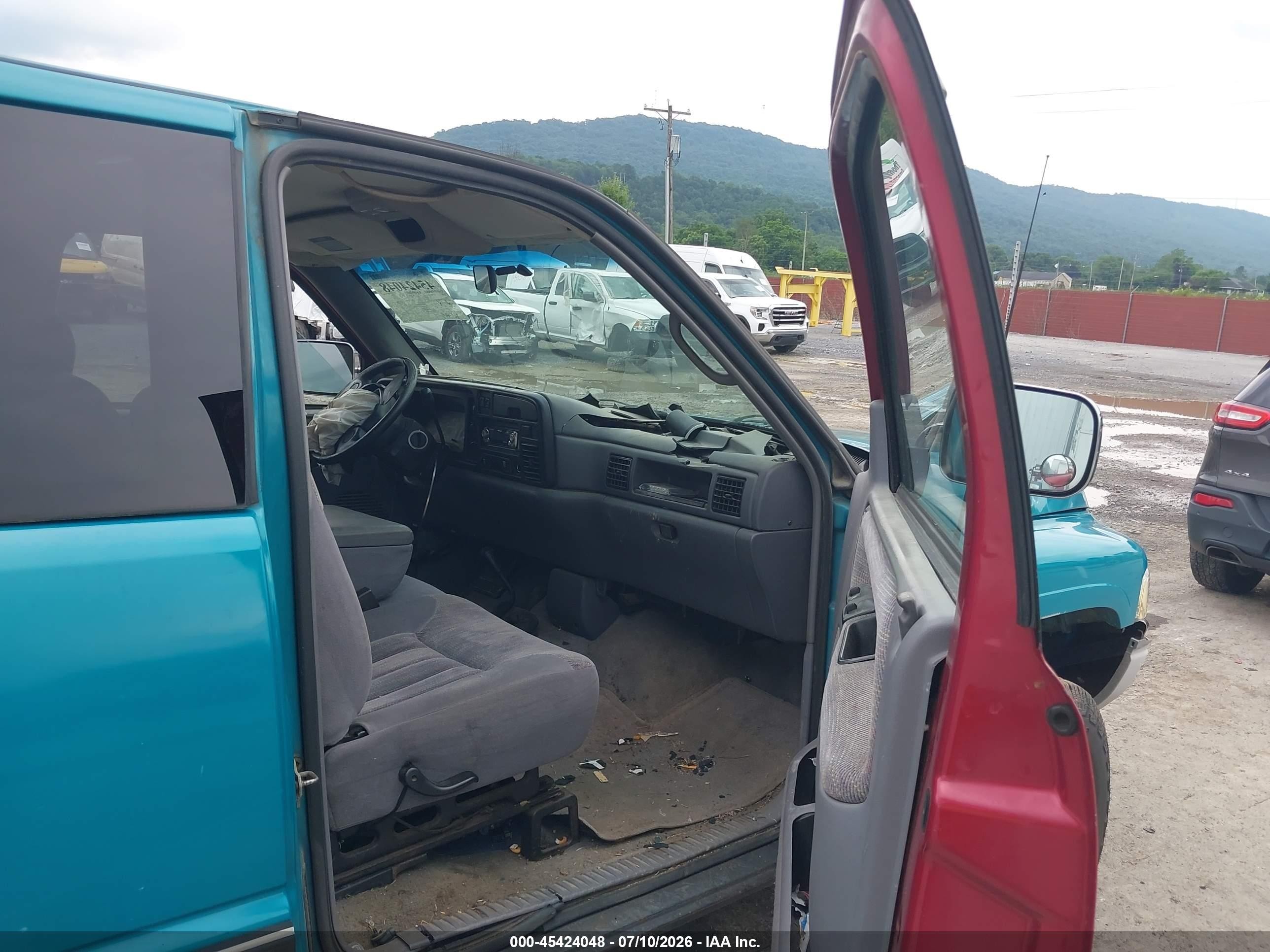 1997 Dodge Ram 1500 St Turquoise vin: 1B7HF13Y0VJ529409