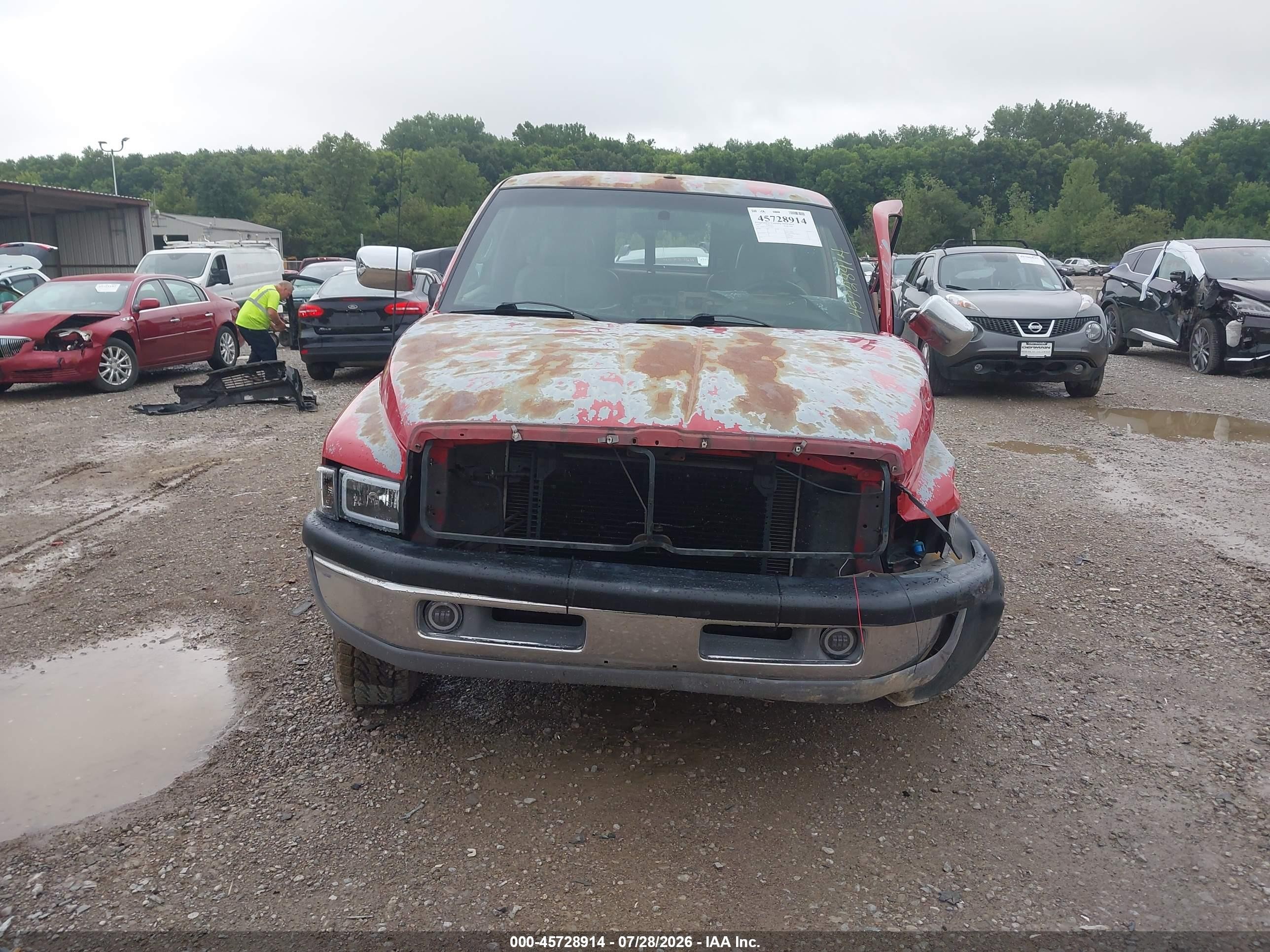 1997 Dodge Ram 1500 St Red vin: 1B7HF13Y0VJ573877