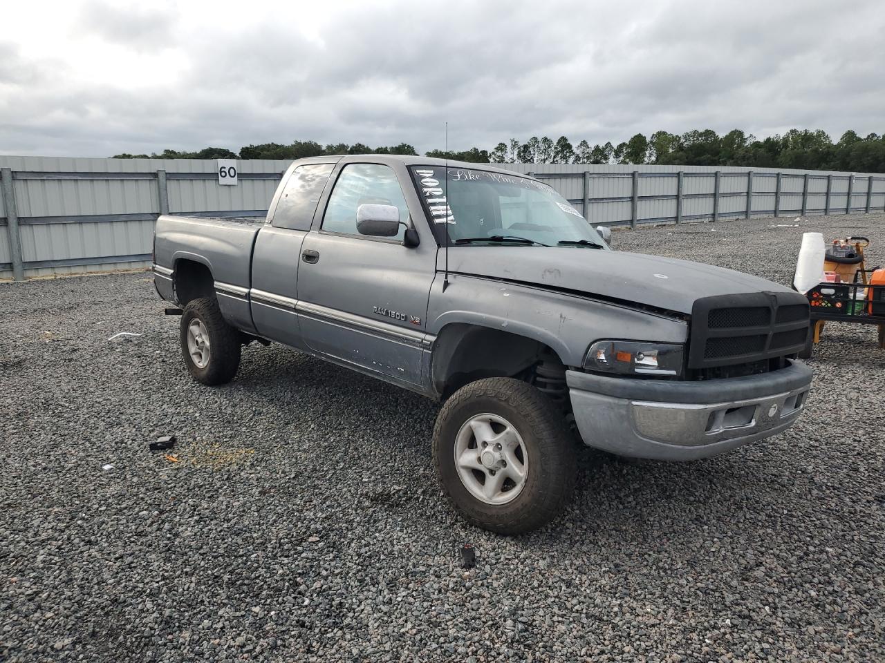 1997 Dodge 1500 Gray vin: 1B7HF13Y7VJ609032