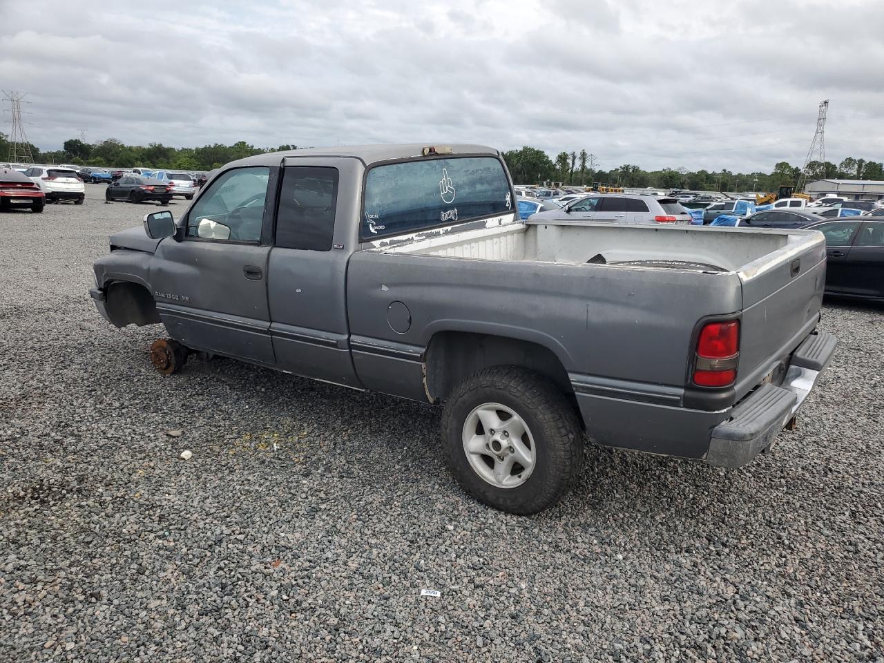 1997 Dodge 1500 Gray vin: 1B7HF13Y7VJ609032