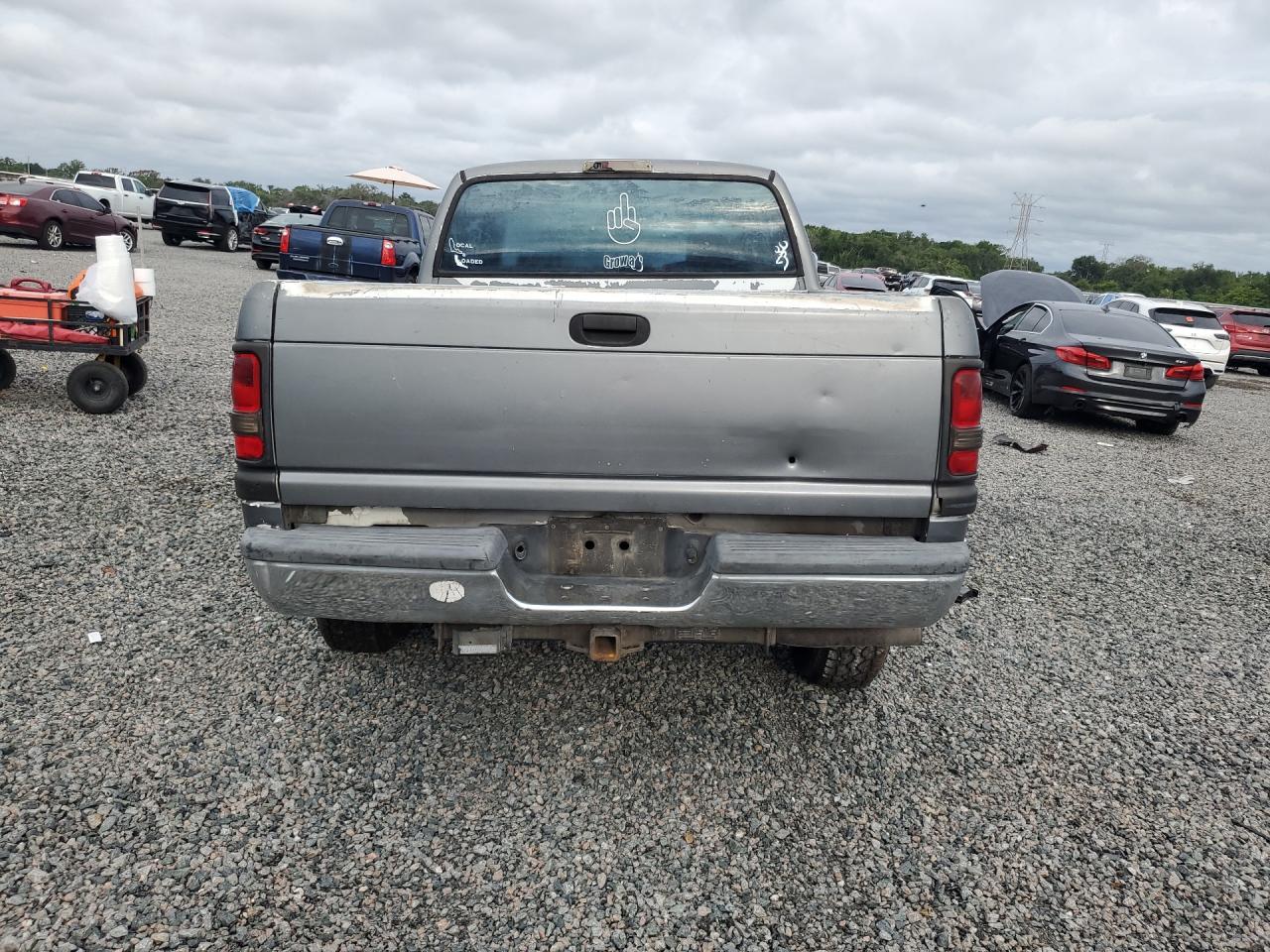 1997 Dodge 1500 Gray vin: 1B7HF13Y7VJ609032