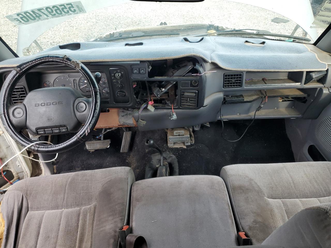 1997 Dodge 1500 Gray vin: 1B7HF13Y7VJ609032