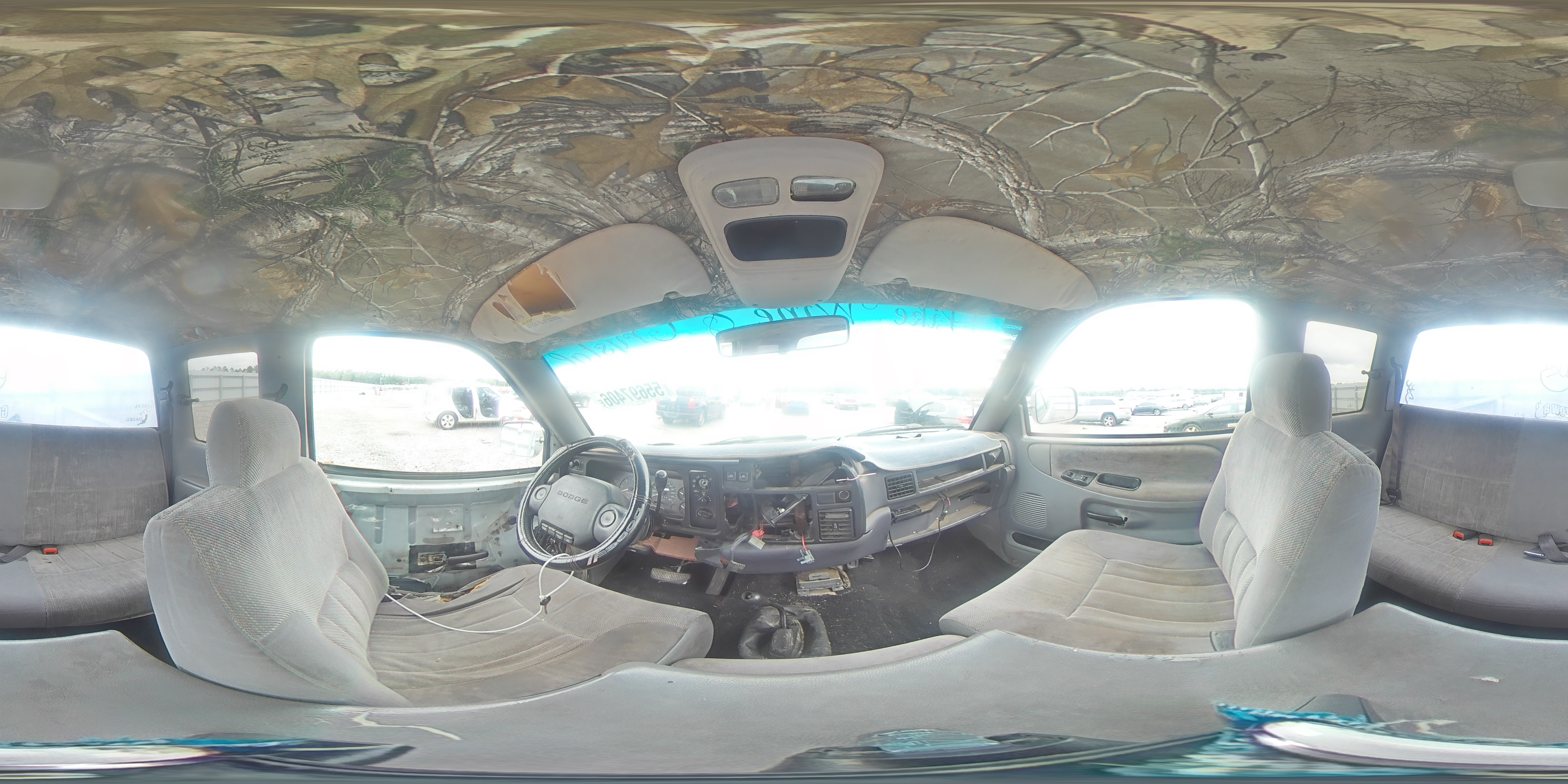 1997 Dodge 1500 Gray vin: 1B7HF13Y7VJ609032