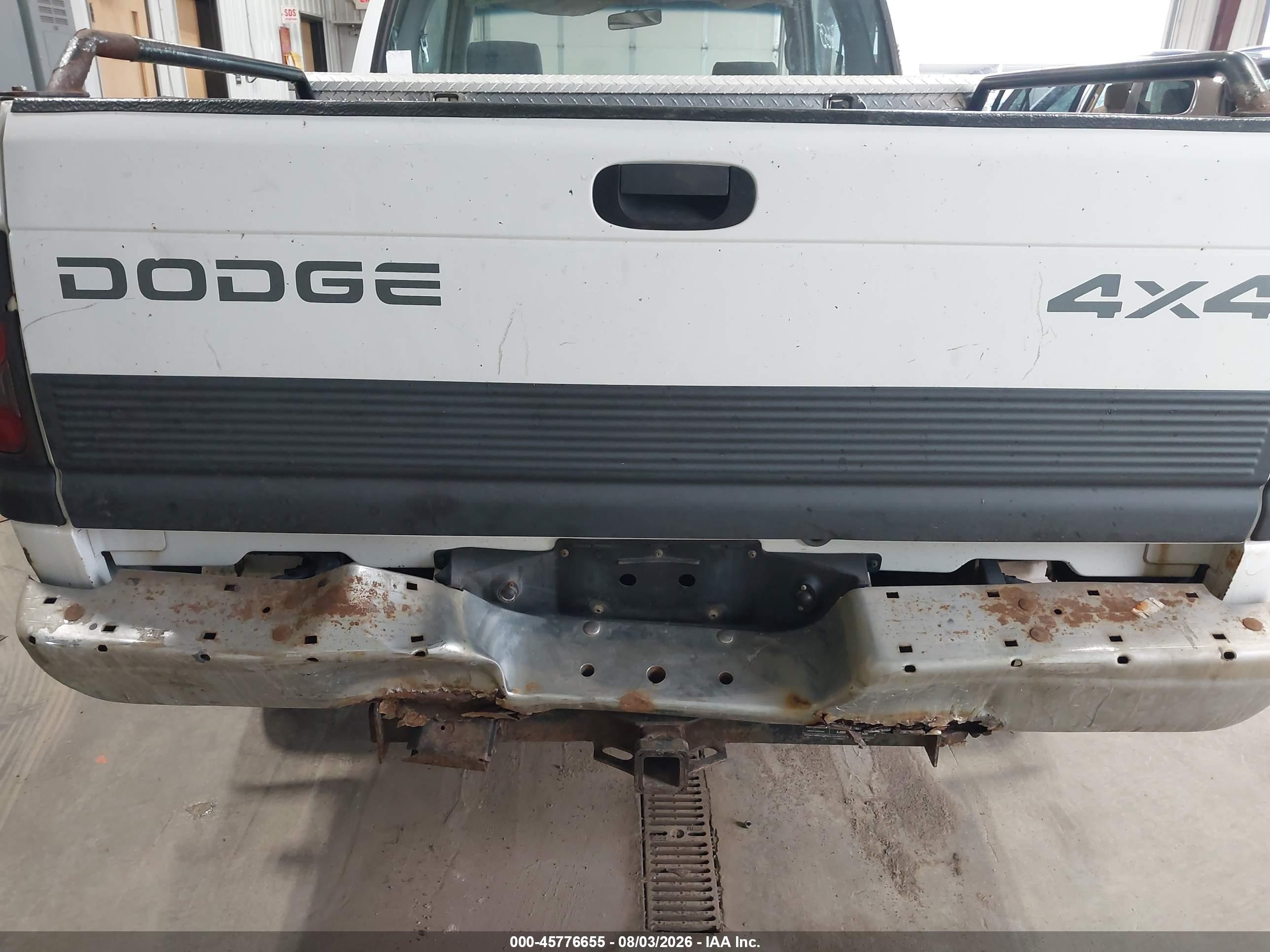 1997 Dodge Ram 1500 St White vin: 1B7HF13Y7VJ619849