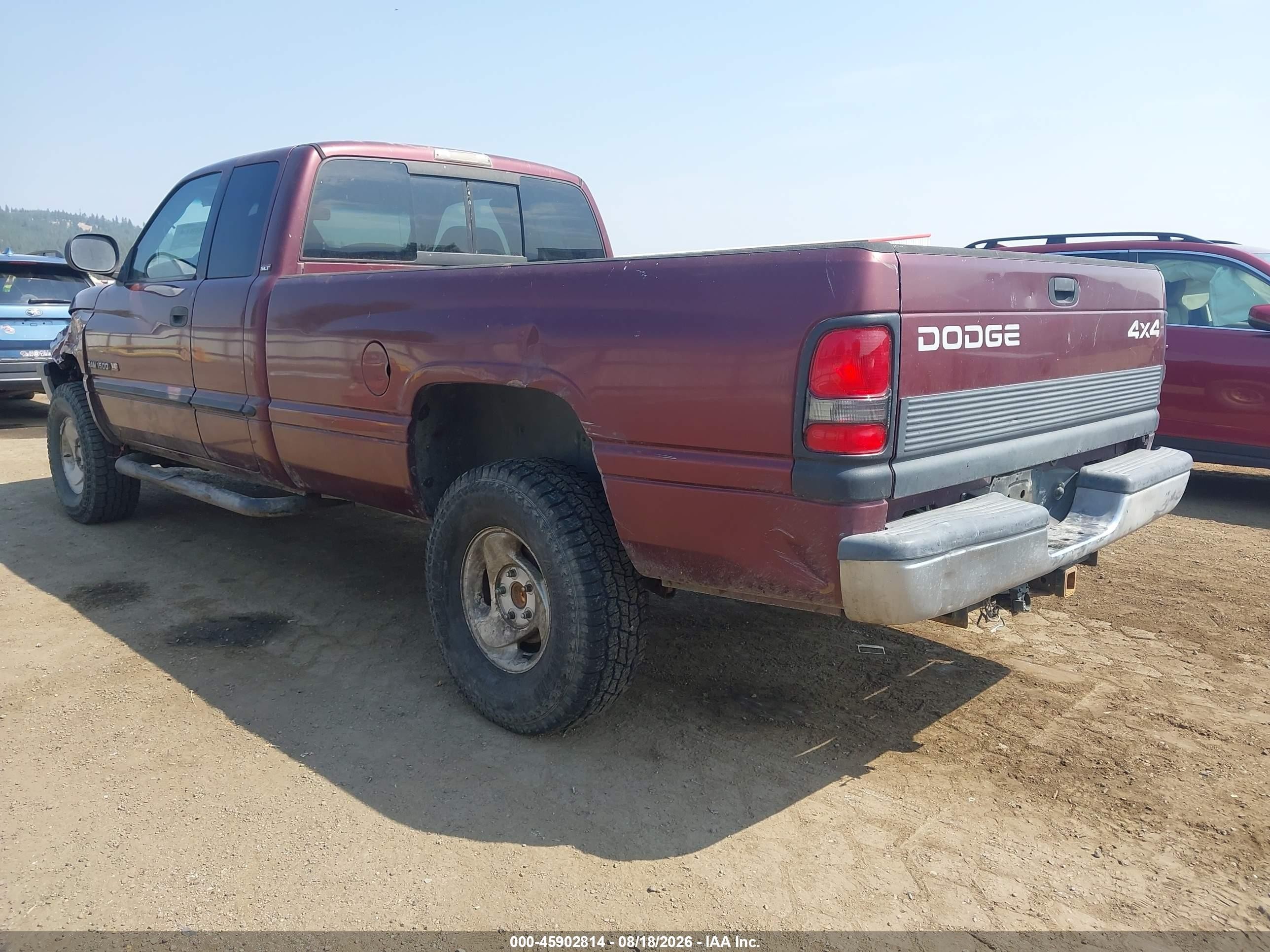2001 Dodge Ram 1500 St Бордовый vin: 1B7HF13Z01J227413