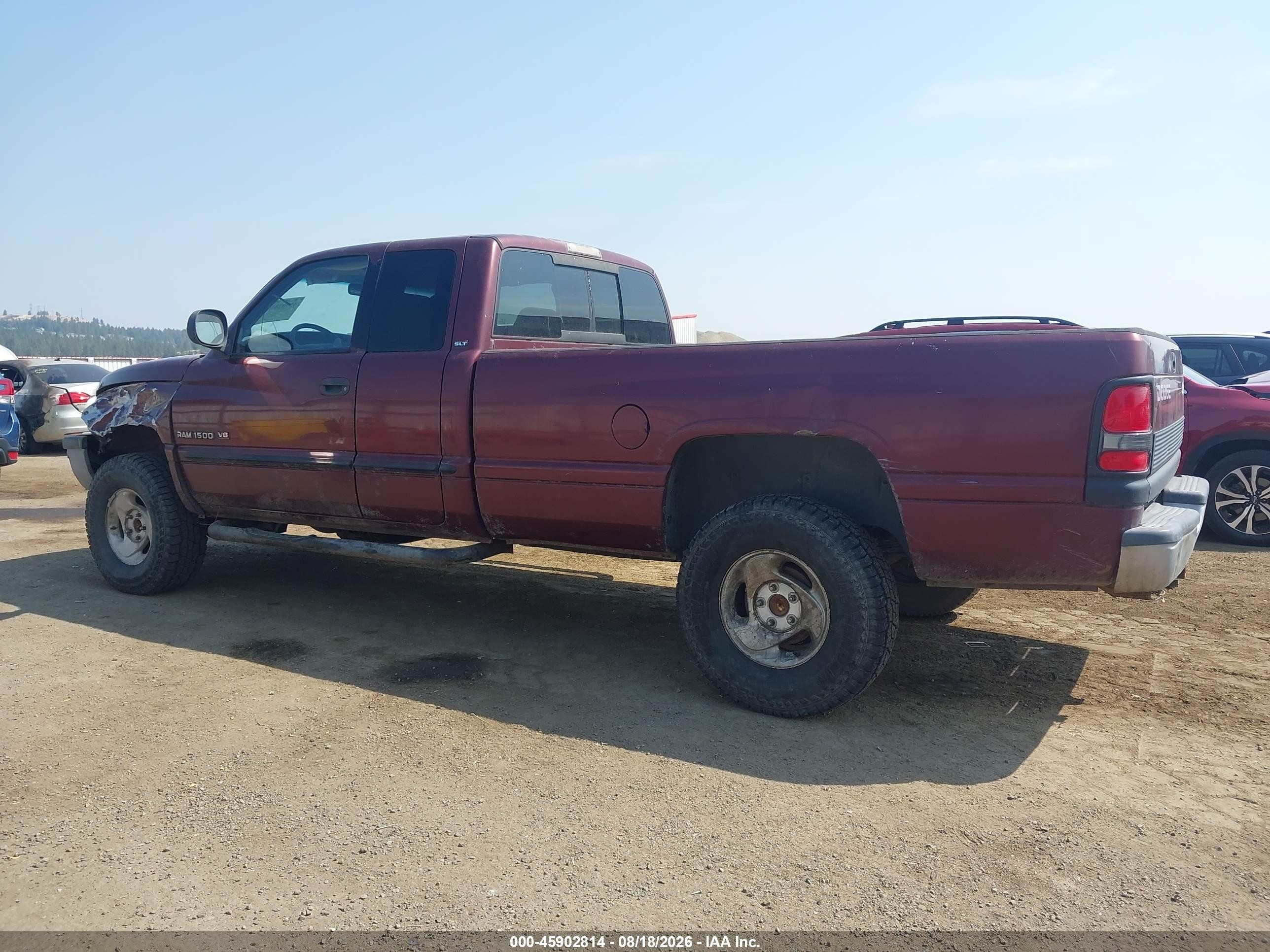 2001 Dodge Ram 1500 St Бордовый vin: 1B7HF13Z01J227413