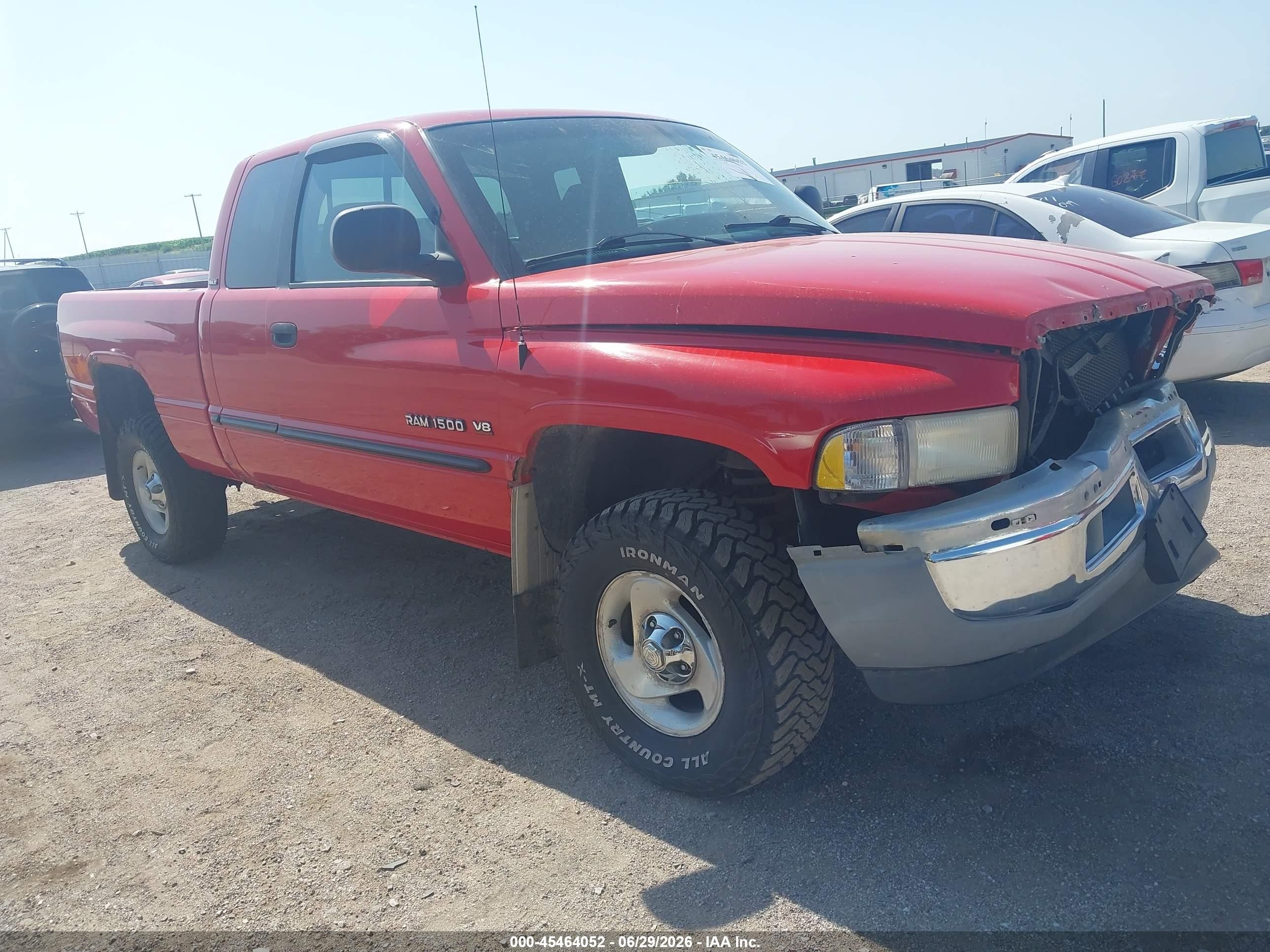 2001 Dodge Ram 1500 St Red vin: 1B7HF13Z11J276488