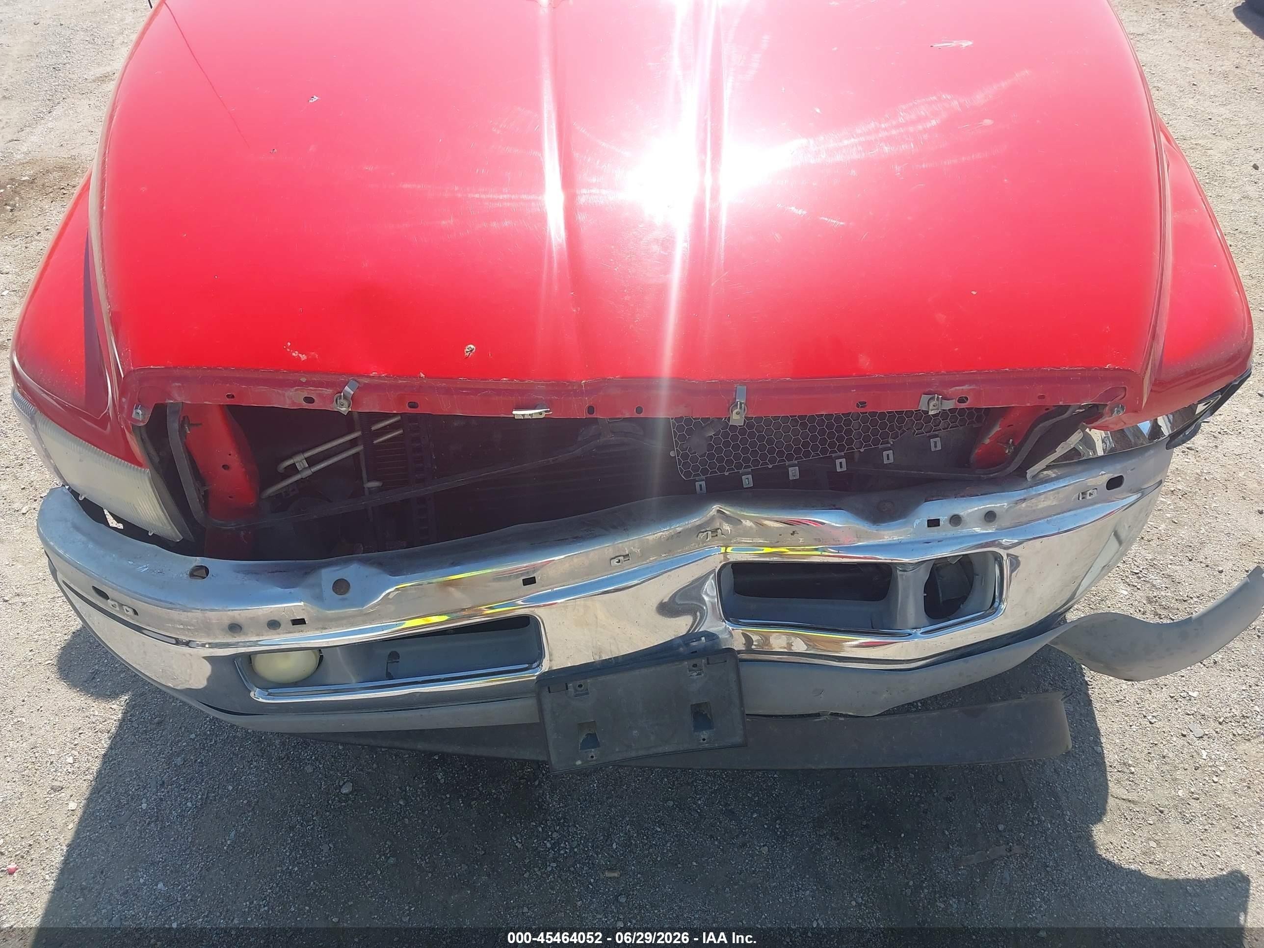 2001 Dodge Ram 1500 St Red vin: 1B7HF13Z11J276488