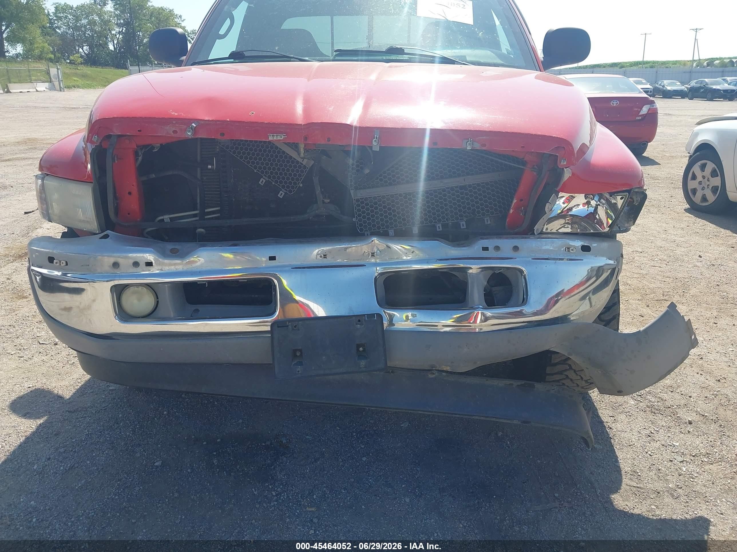2001 Dodge Ram 1500 St Red vin: 1B7HF13Z11J276488