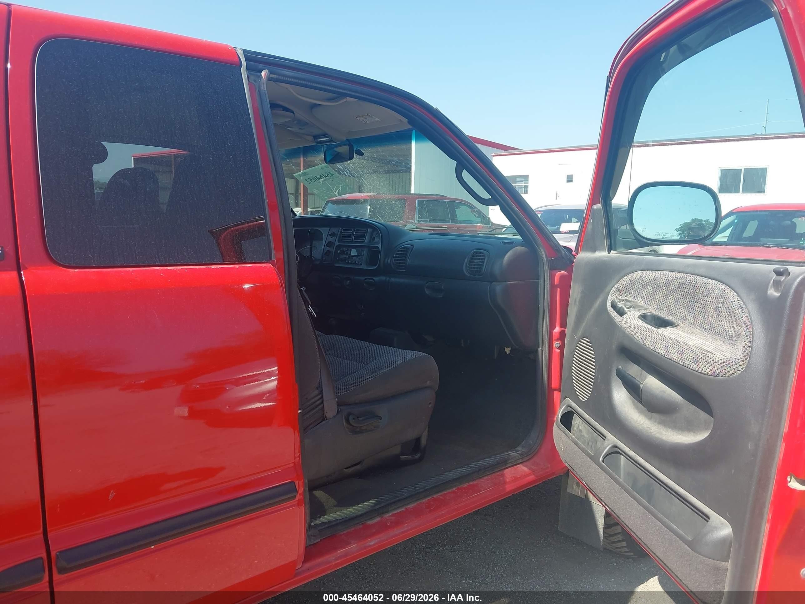 2001 Dodge Ram 1500 St Red vin: 1B7HF13Z11J276488