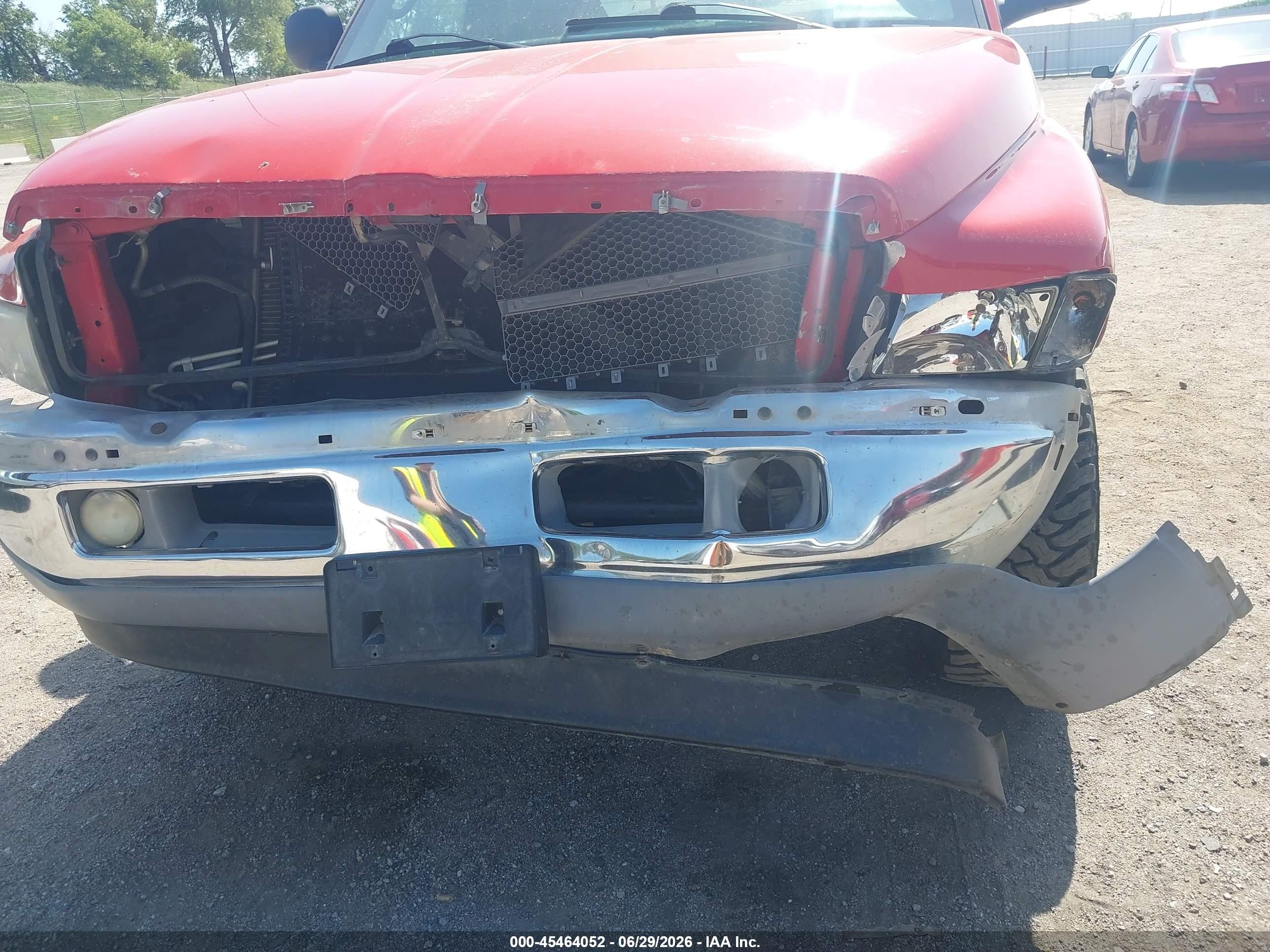 2001 Dodge Ram 1500 St Red vin: 1B7HF13Z11J276488