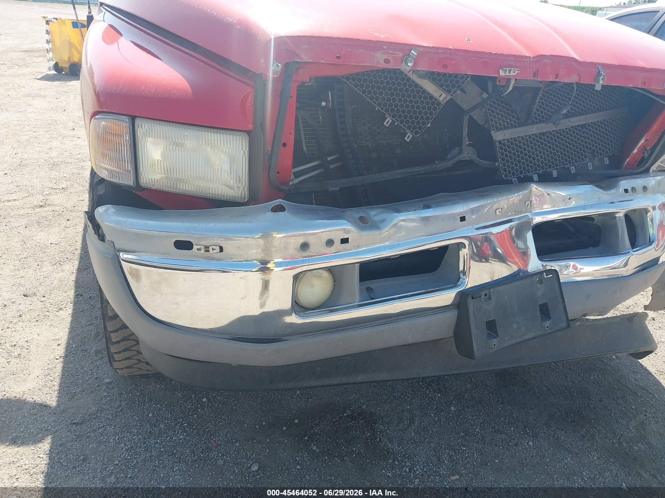 2001 Dodge Ram 1500 St Red vin: 1B7HF13Z11J276488