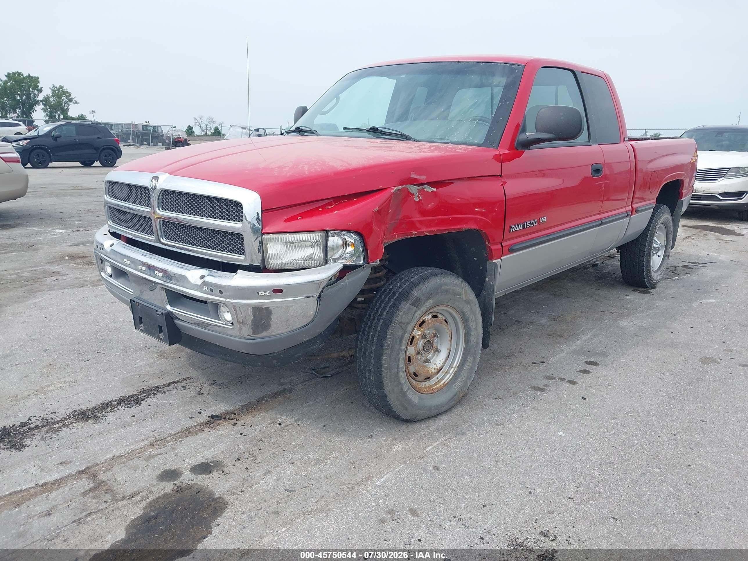 1999 Dodge Ram 1500 St Red vin: 1B7HF13Z1XJ642457