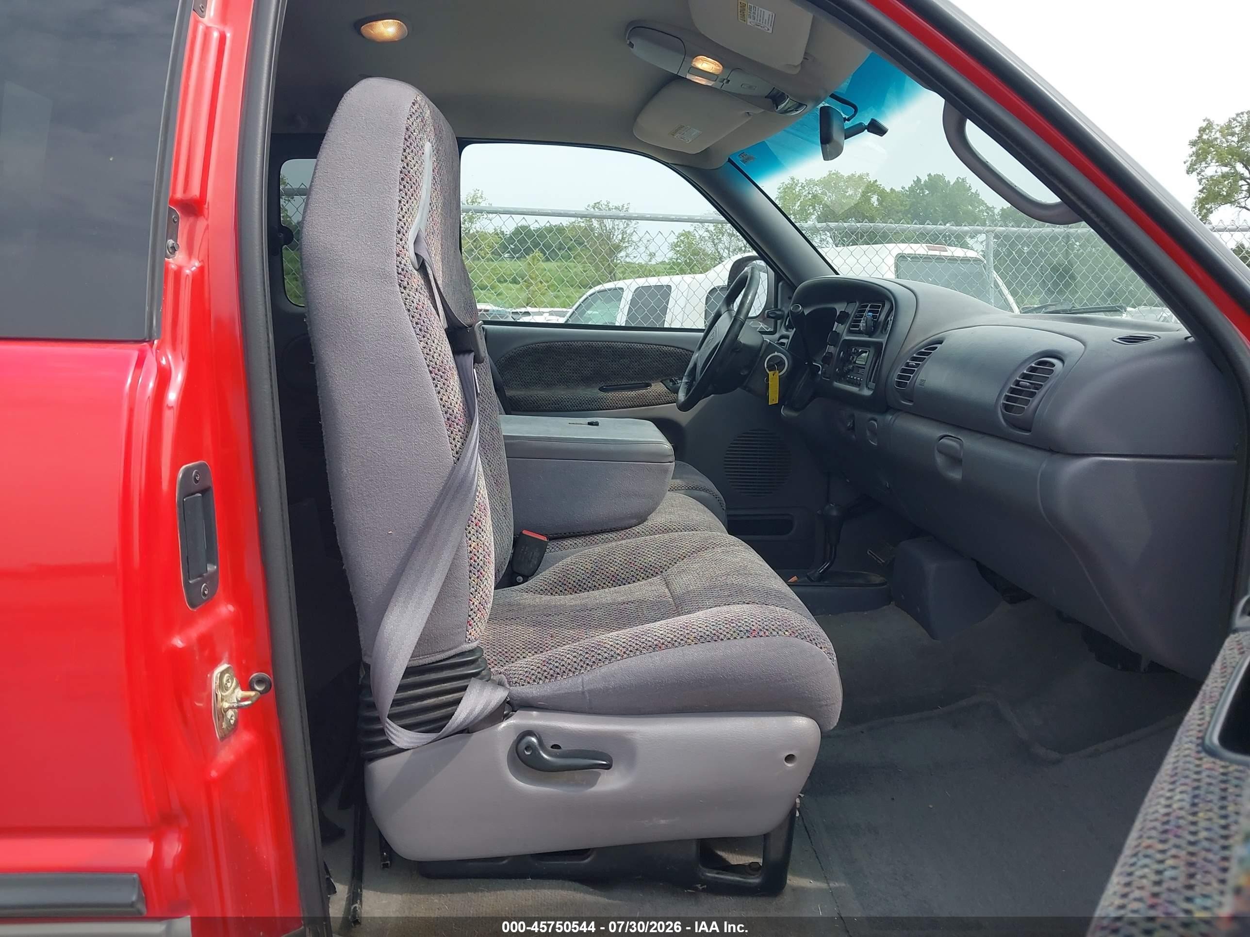 1999 Dodge Ram 1500 St Red vin: 1B7HF13Z1XJ642457
