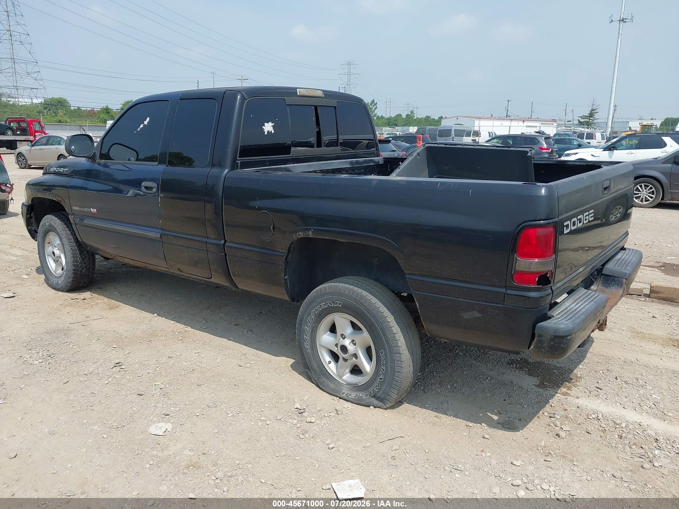 2001 Dodge Ram 1500 St Dark Blue vin: 1B7HF13Z21J231186
