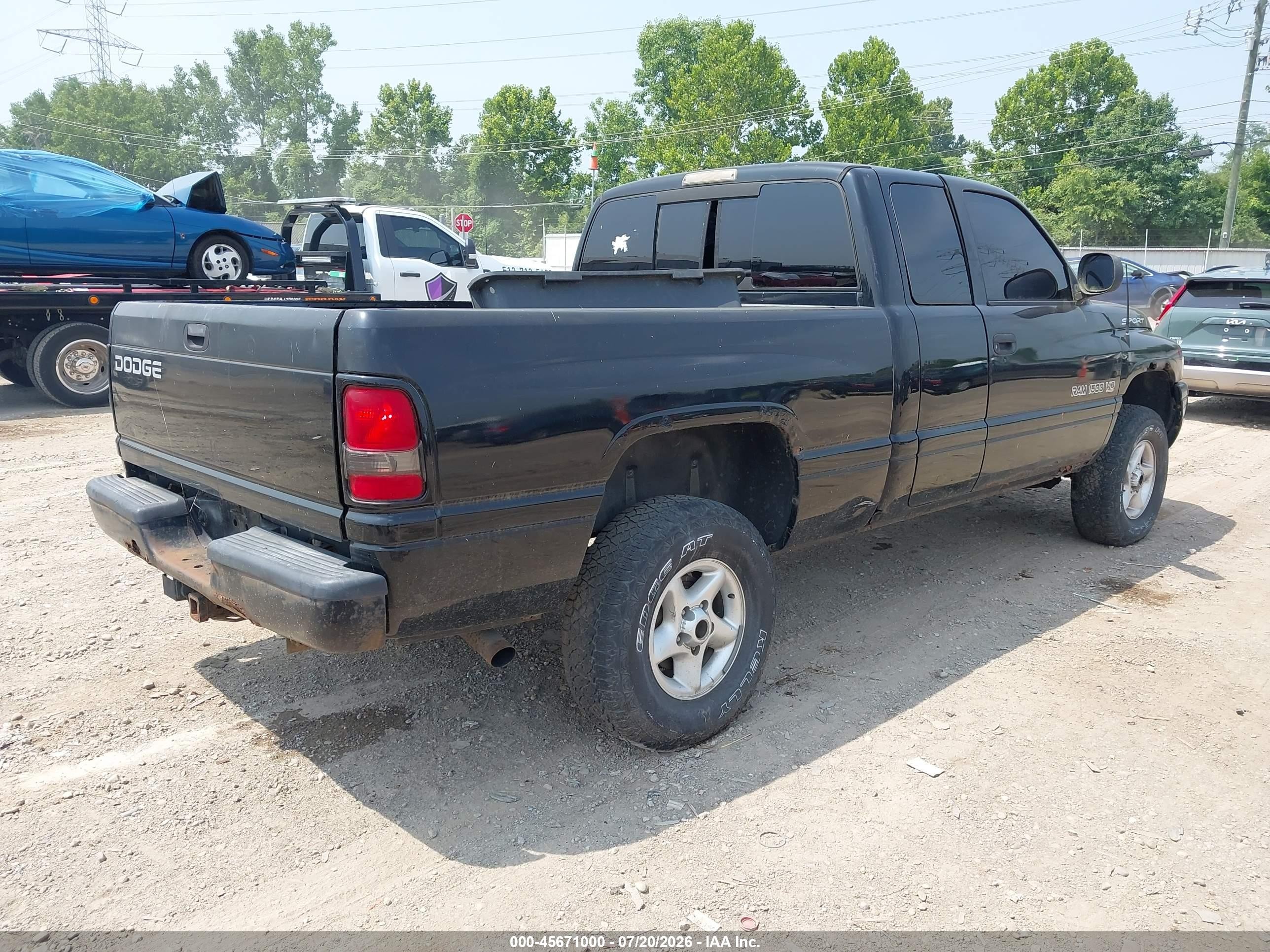 2001 Dodge Ram 1500 St Dark Blue vin: 1B7HF13Z21J231186