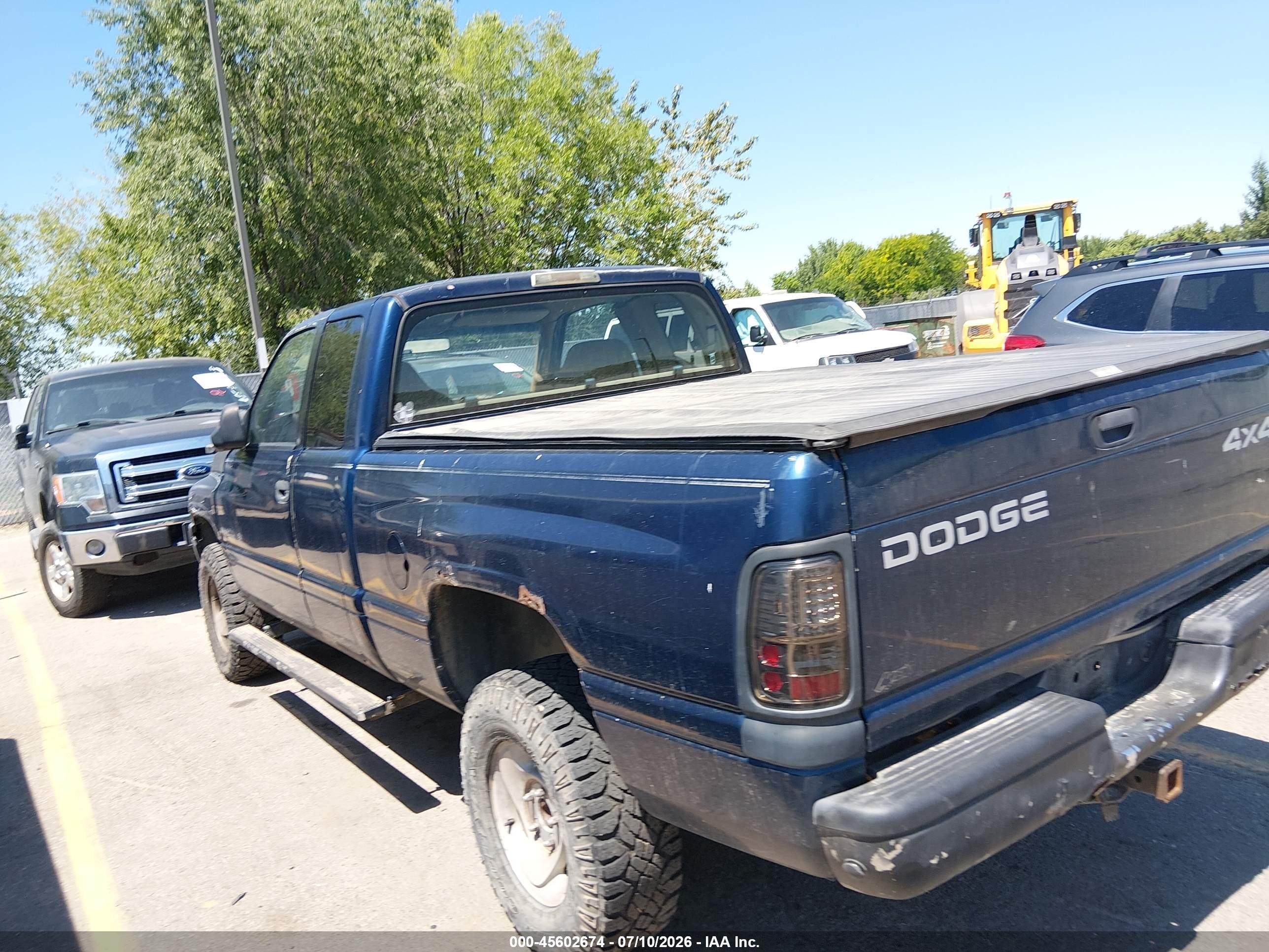 2001 Dodge Ram 1500 St Blue vin: 1B7HF13Z21J559935