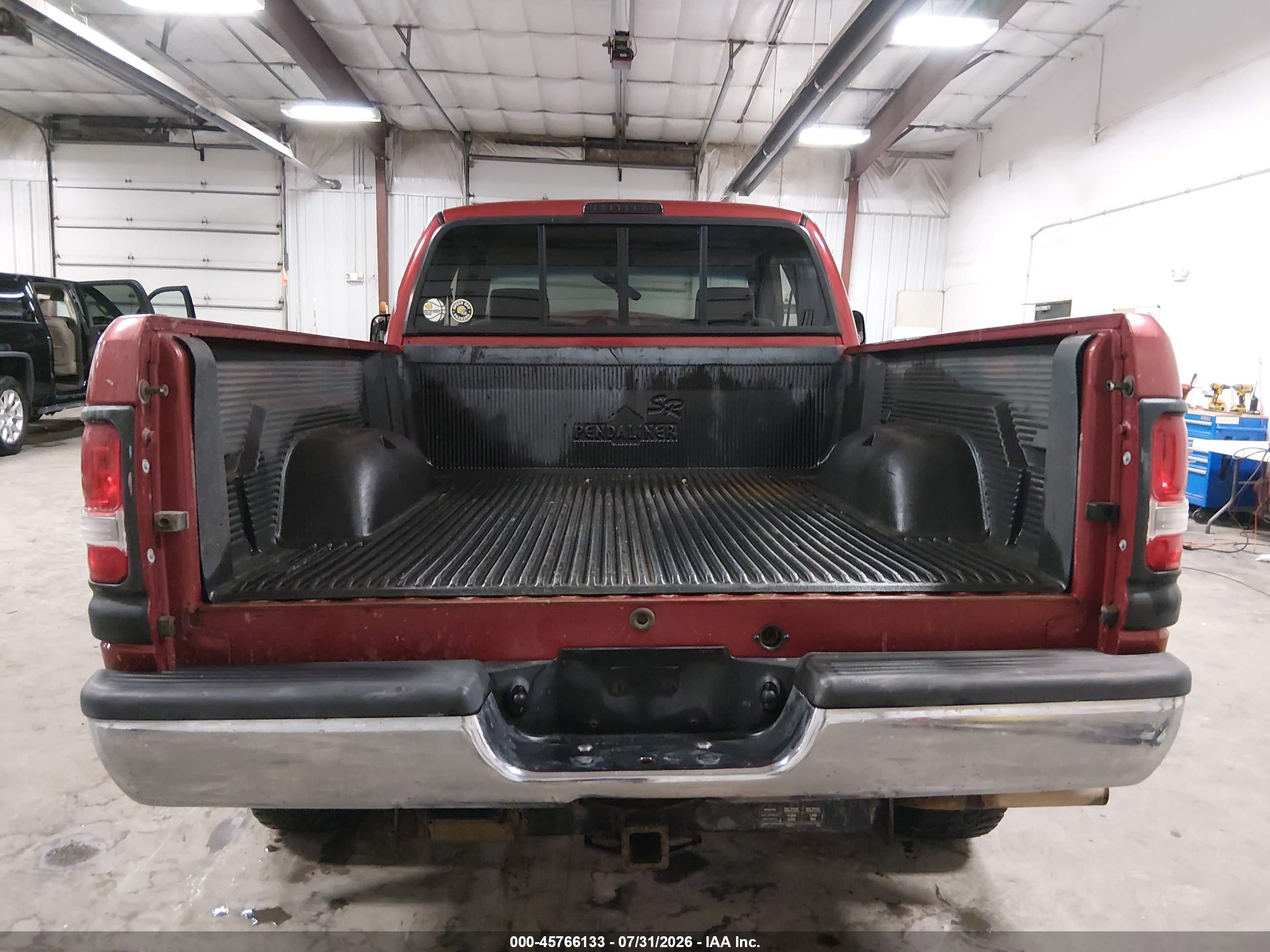 1997 Dodge Ram 1500 St Red vin: 1B7HF13Z2VJ549704