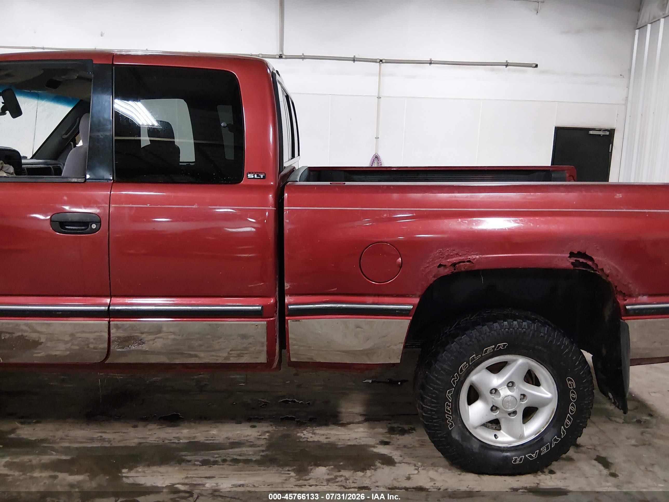 1997 Dodge Ram 1500 St Red vin: 1B7HF13Z2VJ549704