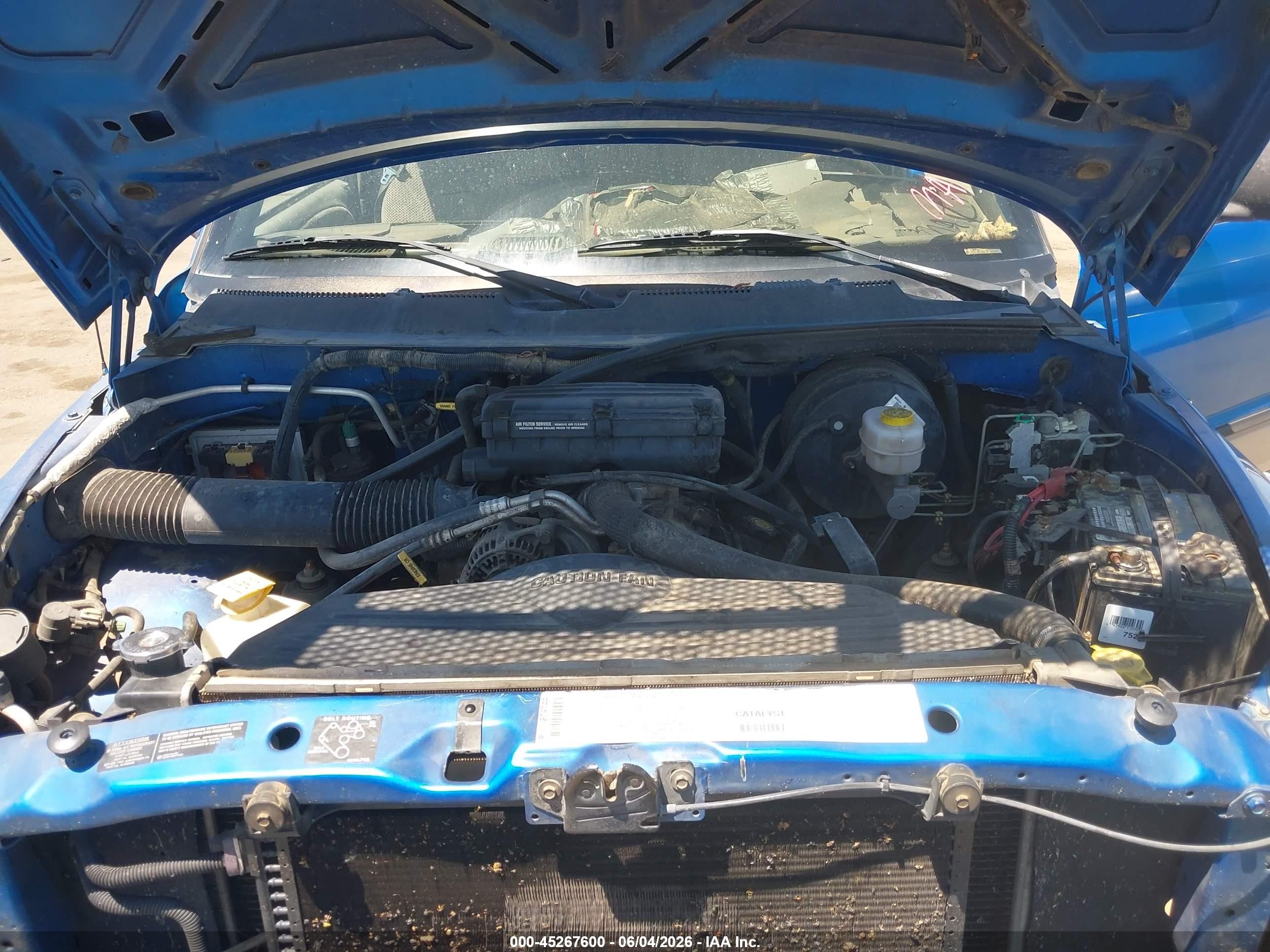 2001 Dodge Ram 1500 St Blue vin: 1B7HF13Z41J245851