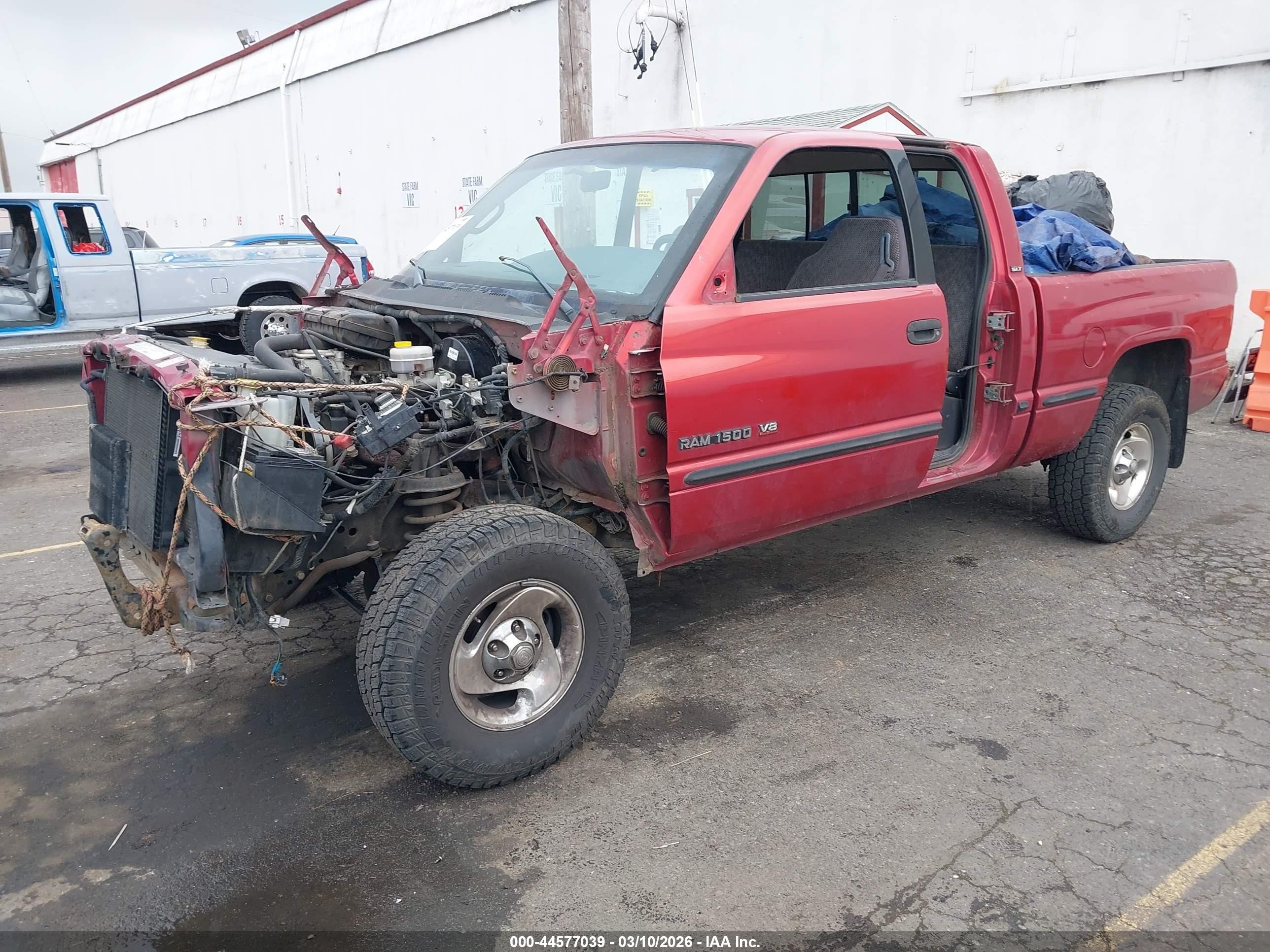 1998 Dodge Ram 1500 St Red vin: 1B7HF13Z4WJ240575
