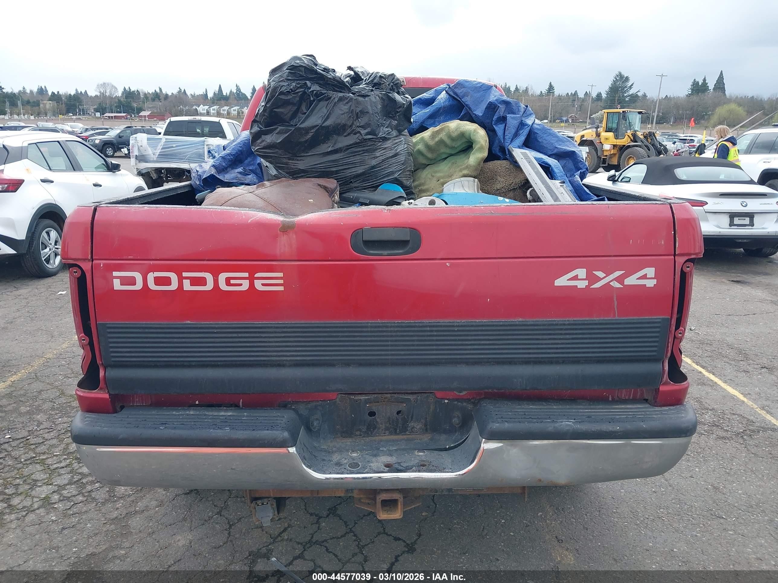1998 Dodge Ram 1500 St Red vin: 1B7HF13Z4WJ240575