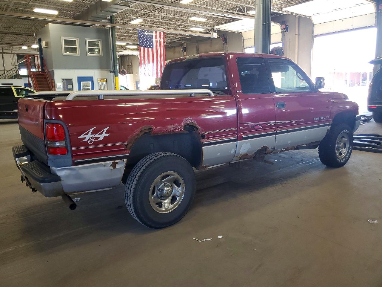 1996 Dodge Ram 1500 Red vin: 1B7HF13Z5TJ146961