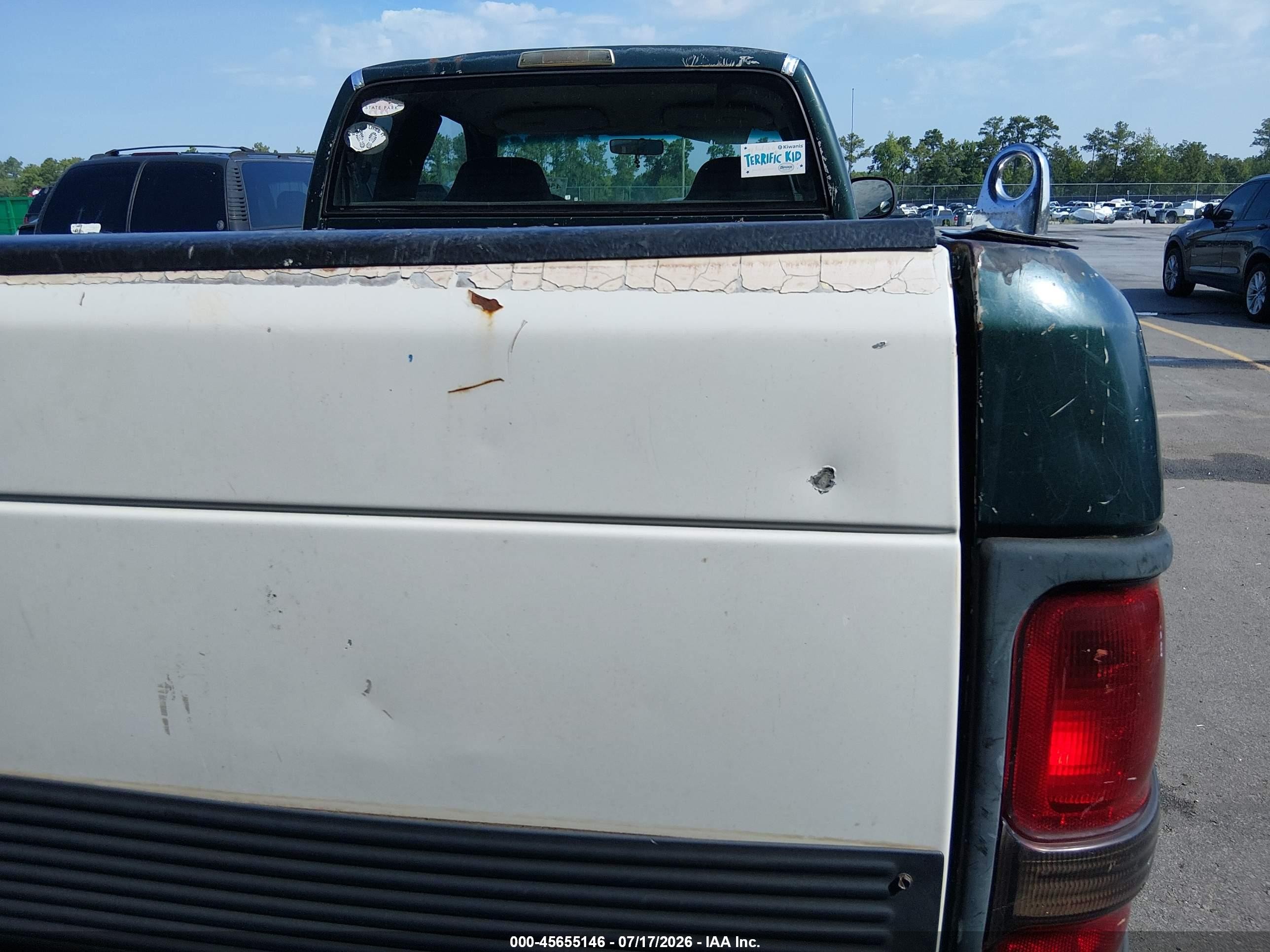 2001 Dodge Ram 1500 St Green vin: 1B7HF13Z61J192635