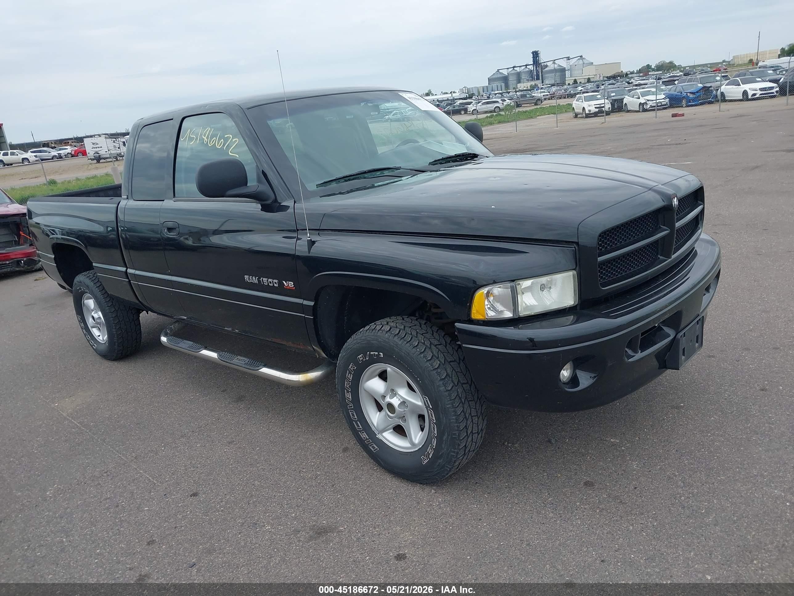 2001 Dodge Ram 1500 St Black vin: 1B7HF13Z61J586278