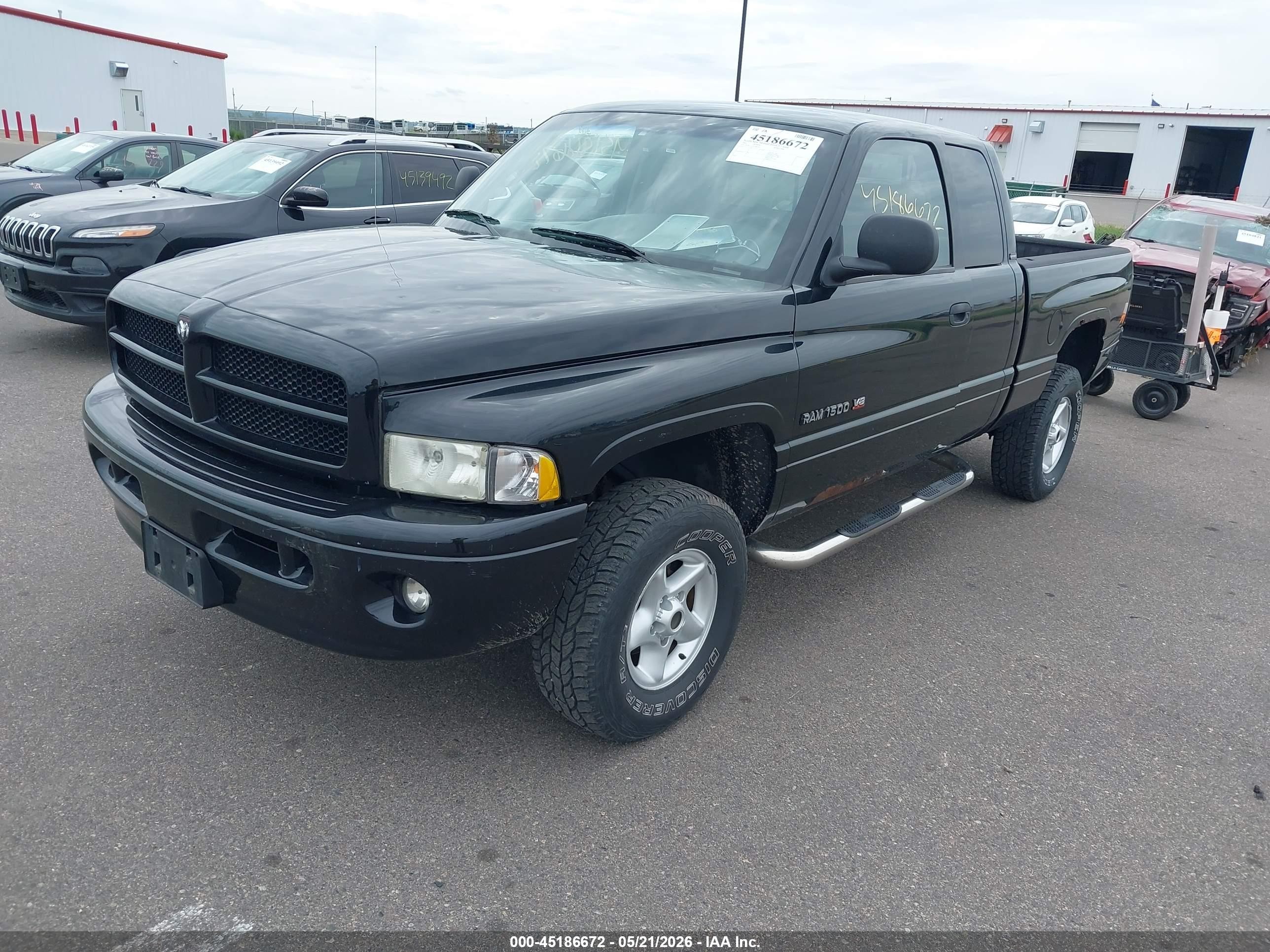 2001 Dodge Ram 1500 St Black vin: 1B7HF13Z61J586278