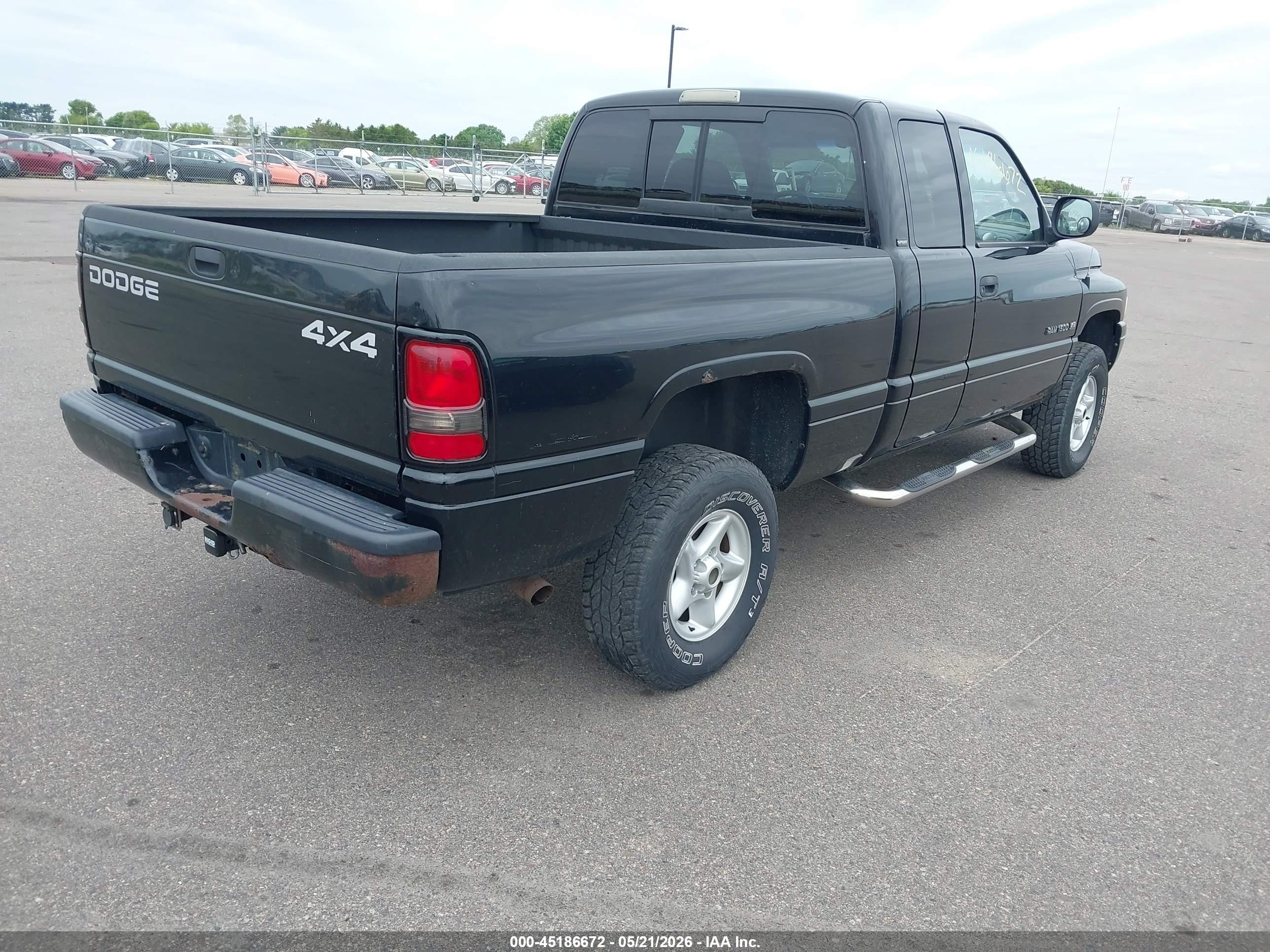 2001 Dodge Ram 1500 St Black vin: 1B7HF13Z61J586278
