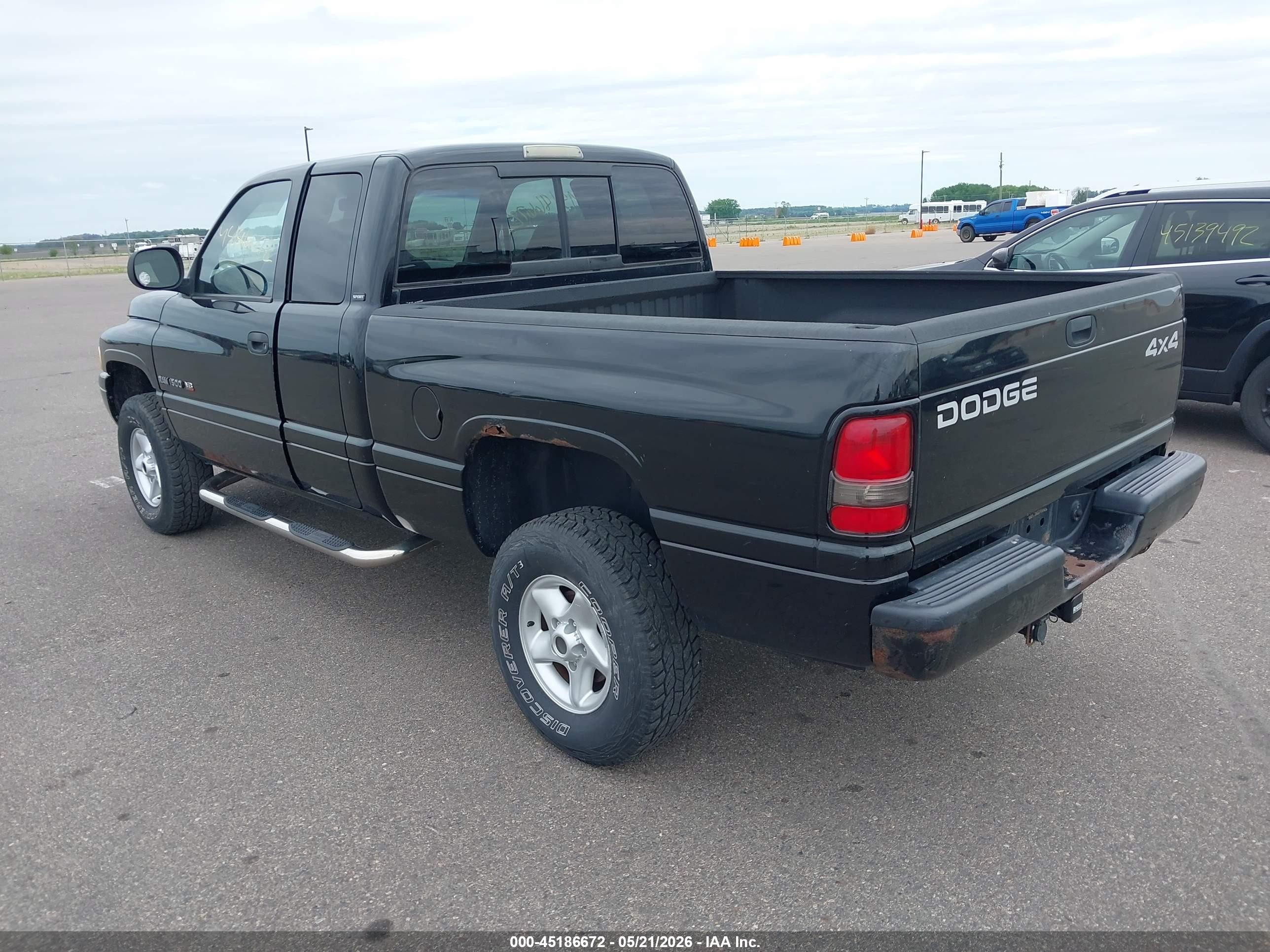 2001 Dodge Ram 1500 St Black vin: 1B7HF13Z61J586278