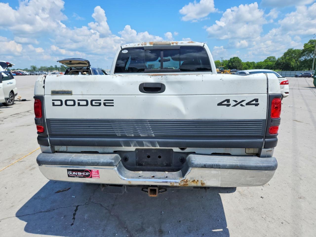 1998 Dodge Ram 1500 White vin: 1B7HF13Z7WJ104294
