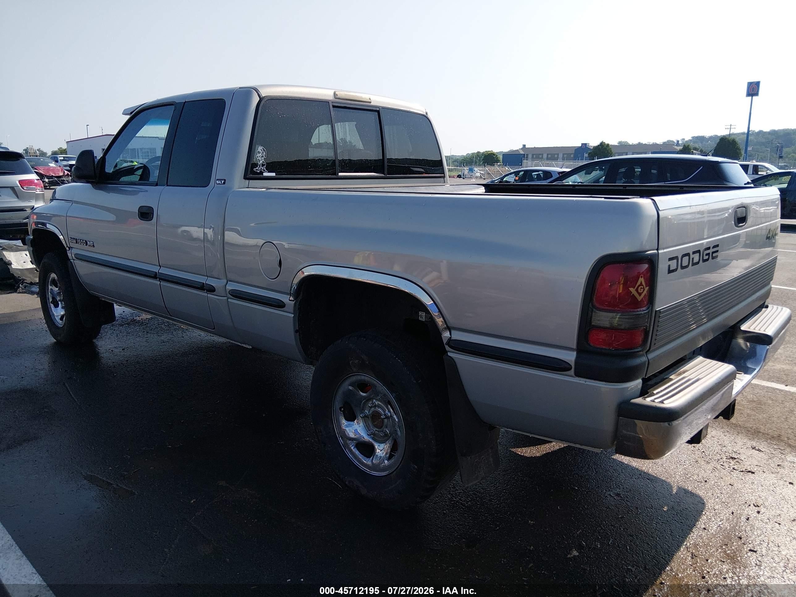 1999 Dodge Ram 1500 St Silver vin: 1B7HF13Z7XJ594253