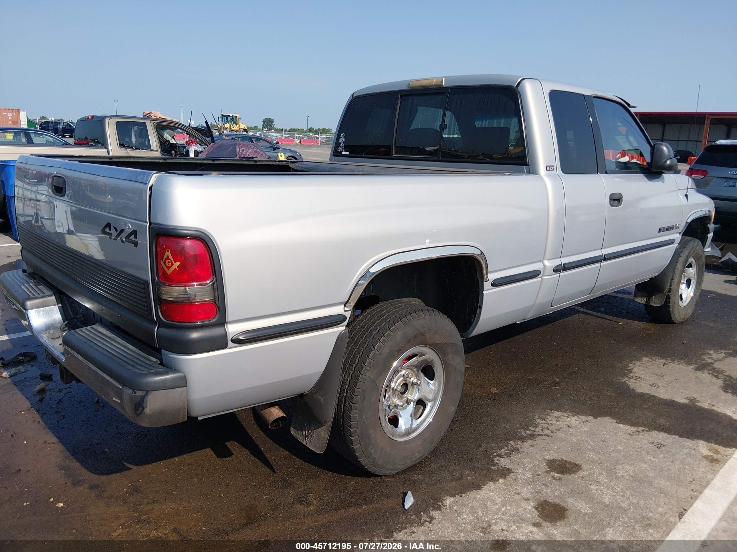 1999 Dodge Ram 1500 St Silver vin: 1B7HF13Z7XJ594253