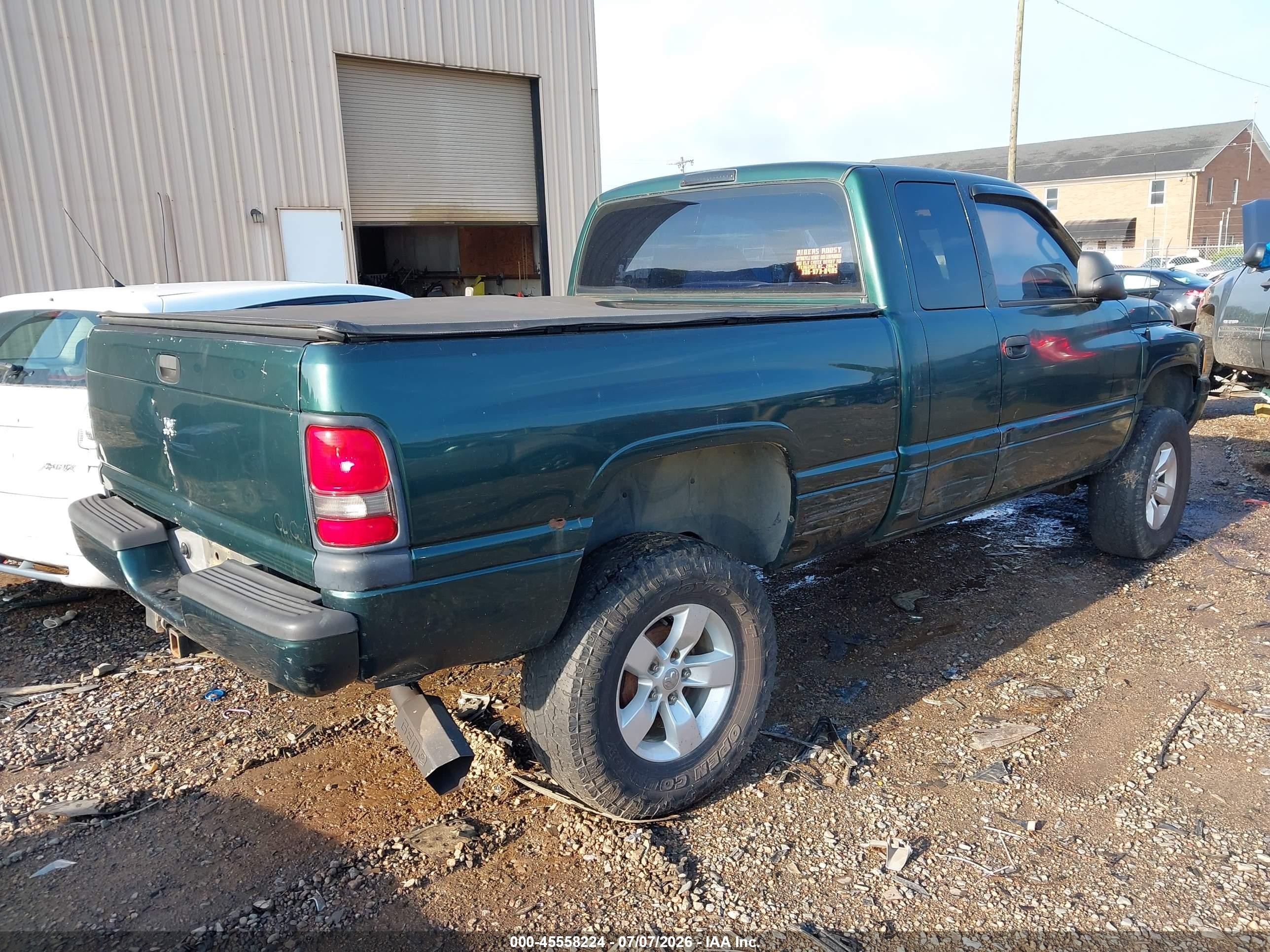 2000 Dodge Ram 1500 St Green vin: 1B7HF13Z7YJ111183