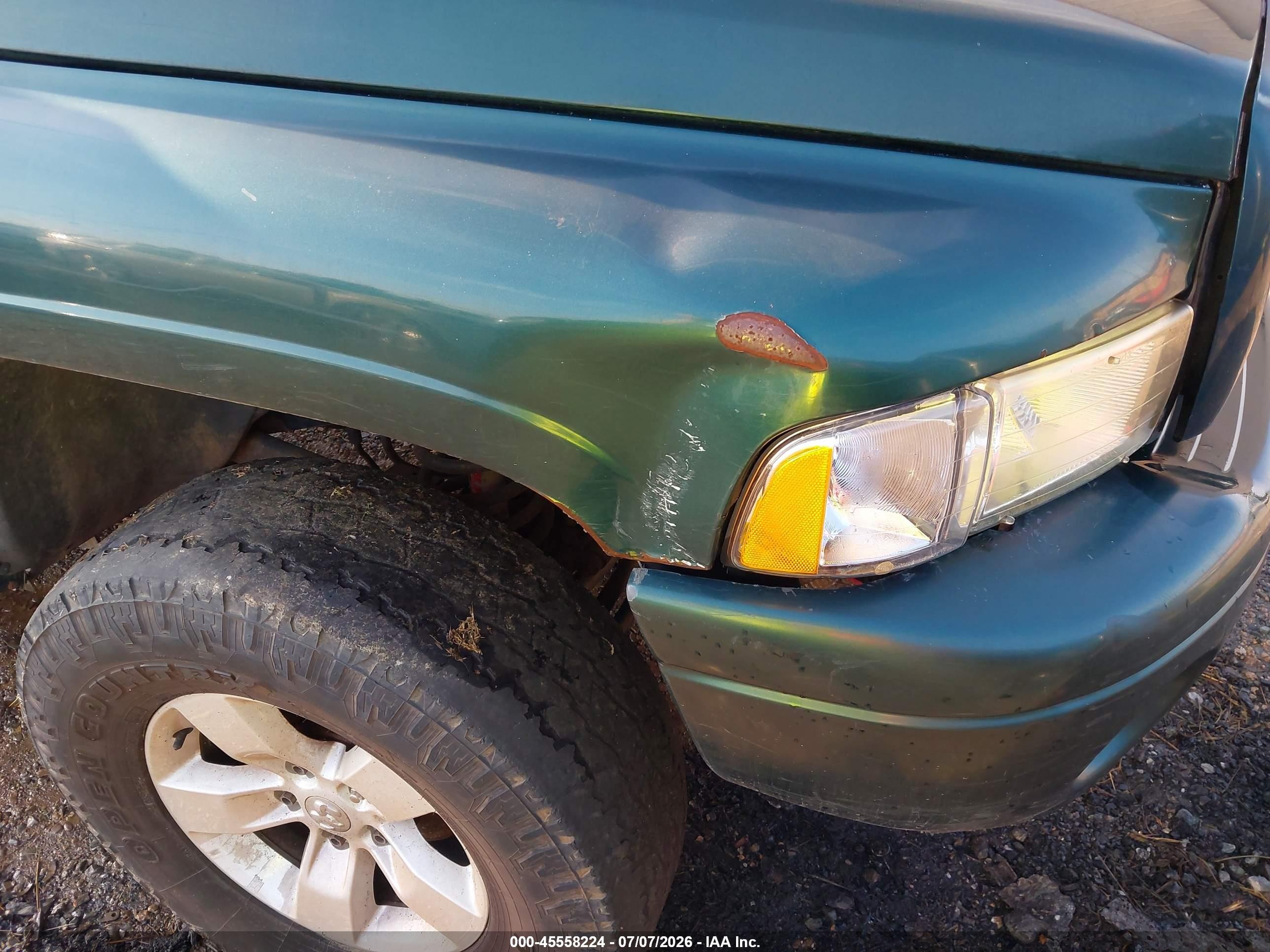 2000 Dodge Ram 1500 St Green vin: 1B7HF13Z7YJ111183