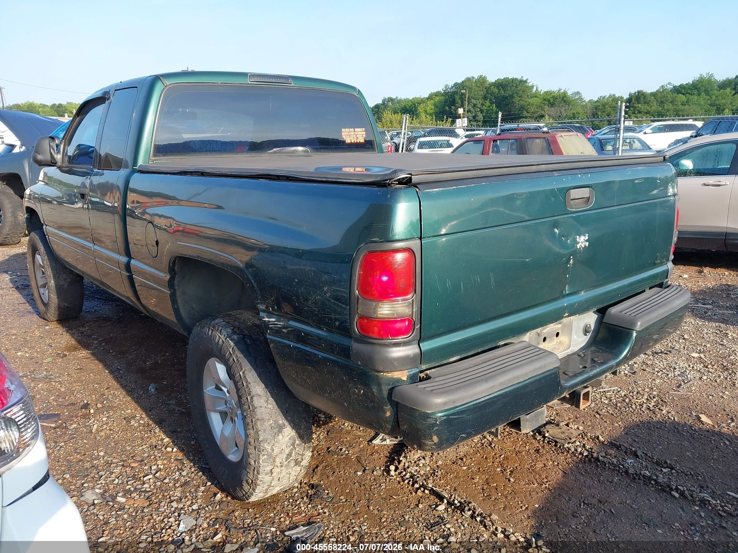 2000 Dodge Ram 1500 St Green vin: 1B7HF13Z7YJ111183