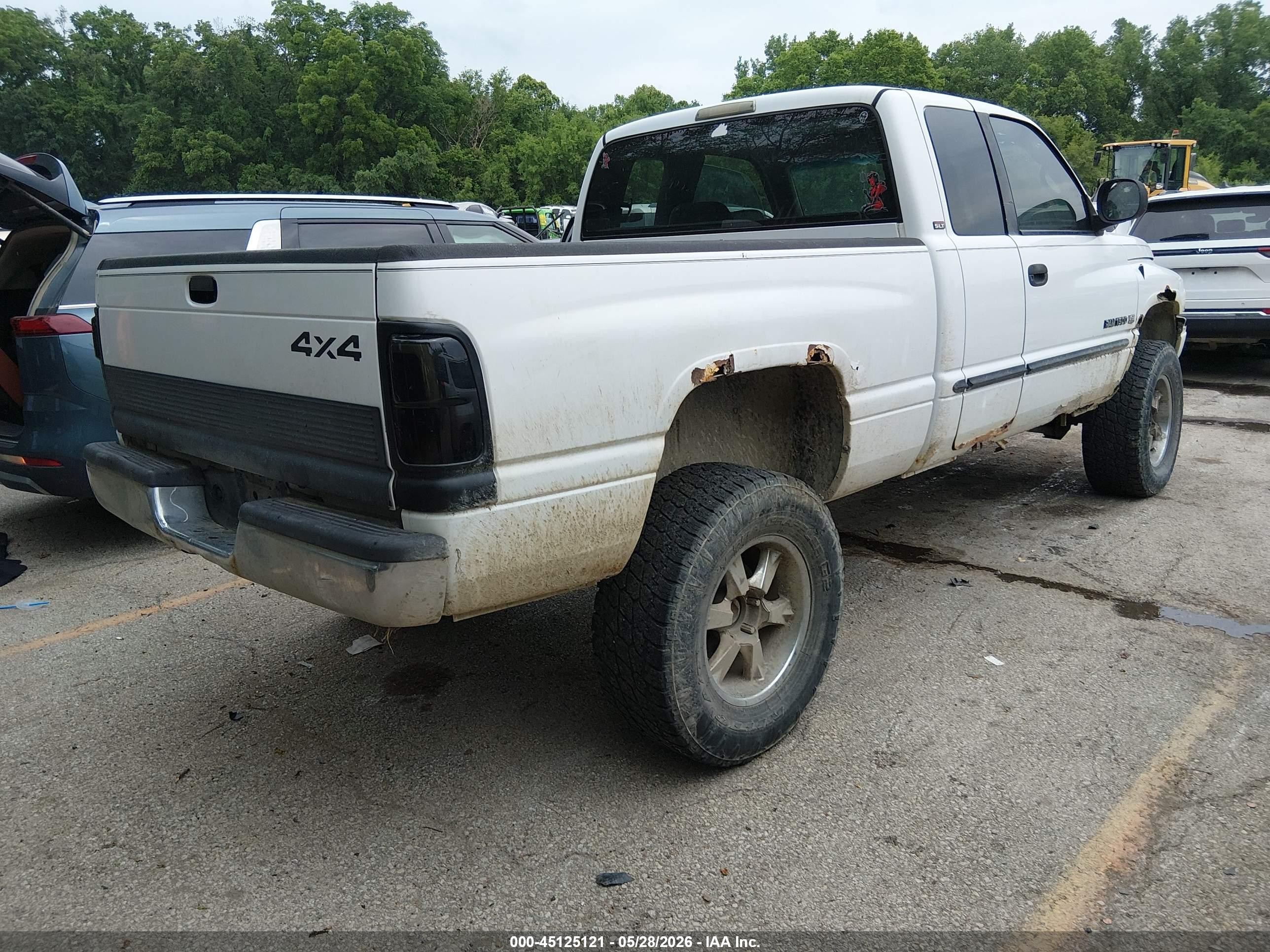 2000 Dodge Ram 1500 St Белый vin: 1B7HF13Z9YJ122895