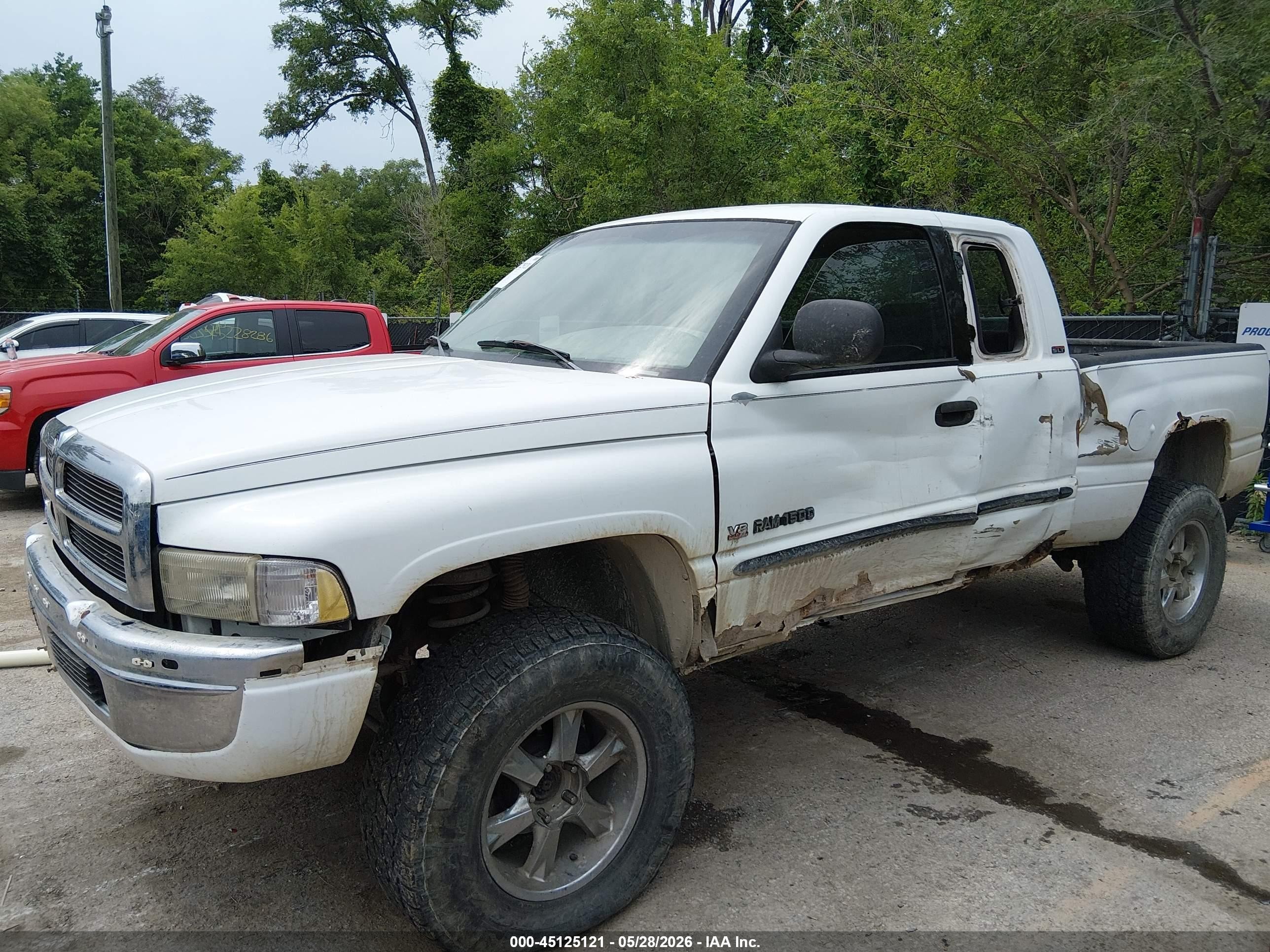 2000 Dodge Ram 1500 St Белый vin: 1B7HF13Z9YJ122895