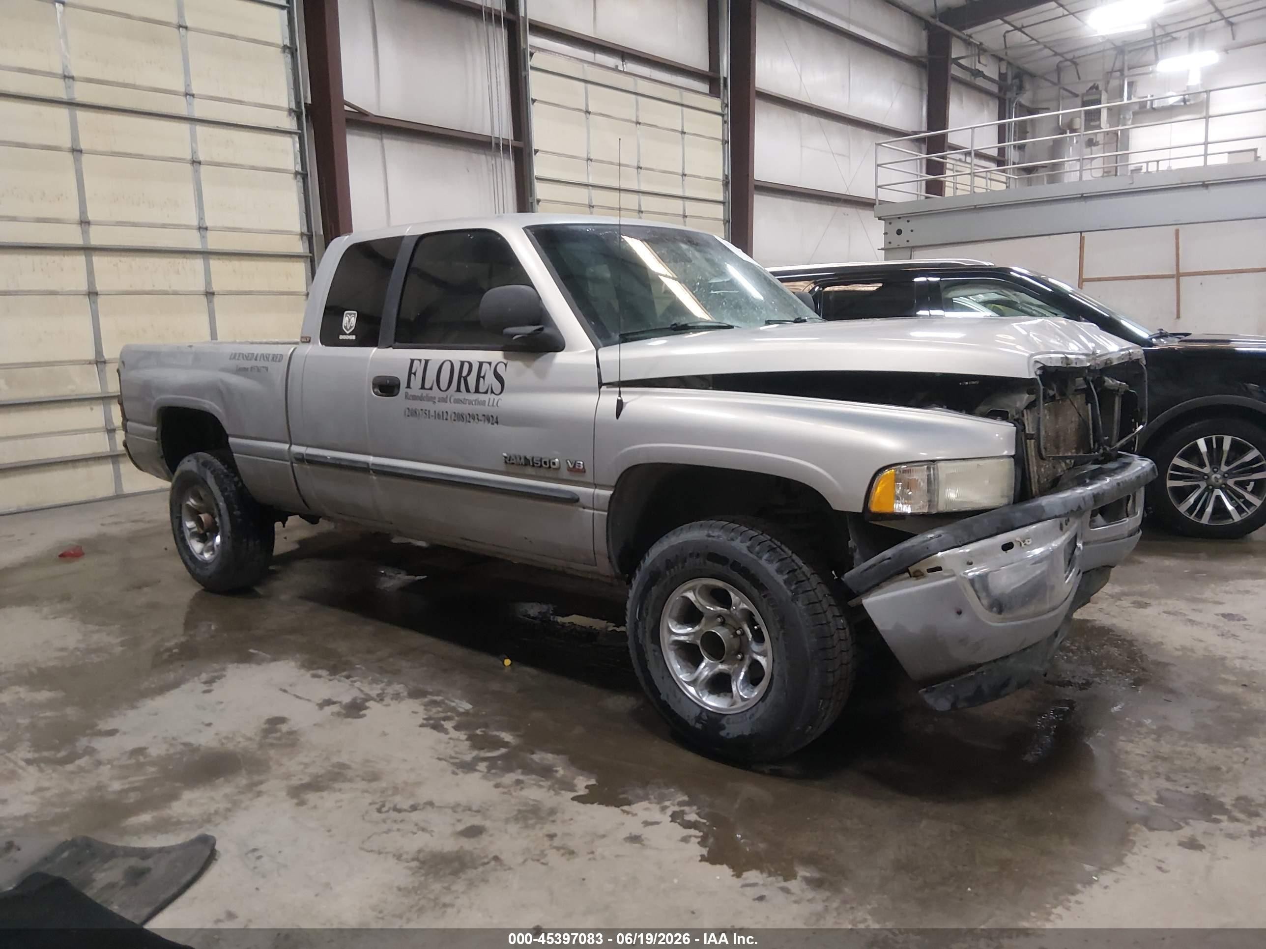 2001 Dodge Ram 1500 St Gray vin: 1B7HF13ZX1J290437