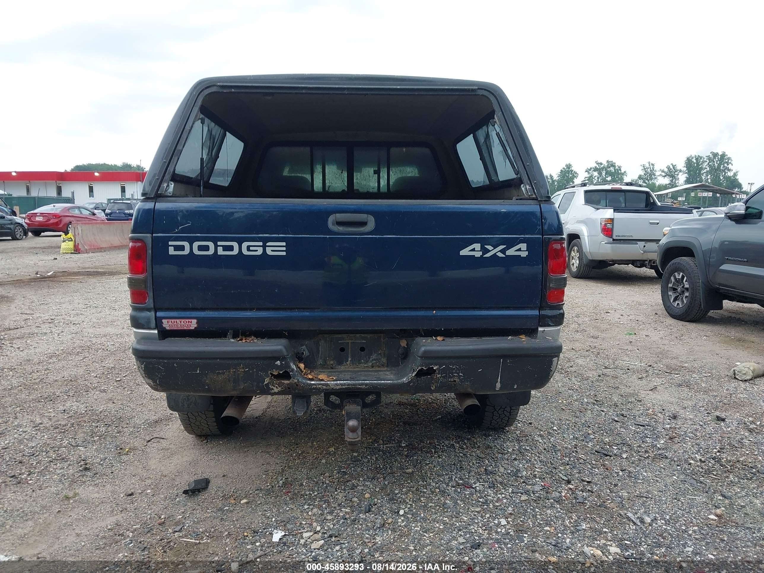 2001 Dodge Ram 1500 St Blue vin: 1B7HF13ZX1J580323