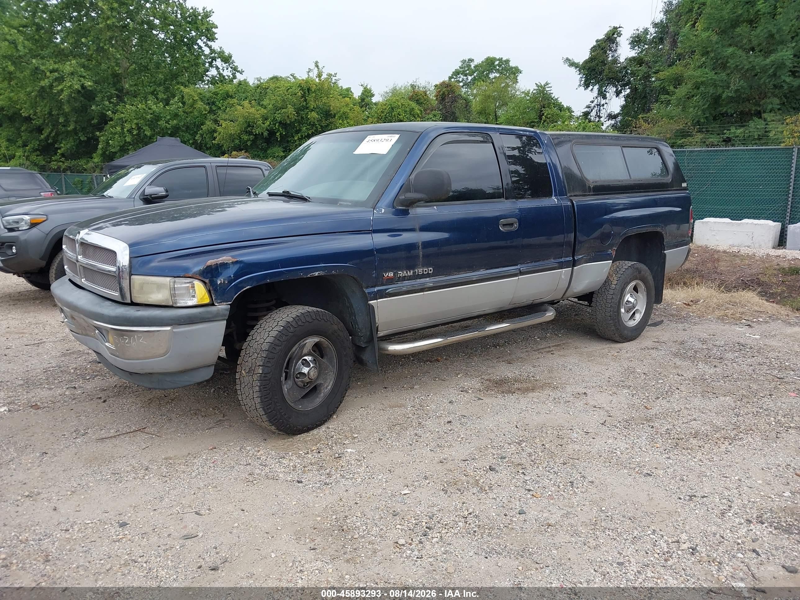 2001 Dodge Ram 1500 St Blue vin: 1B7HF13ZX1J580323
