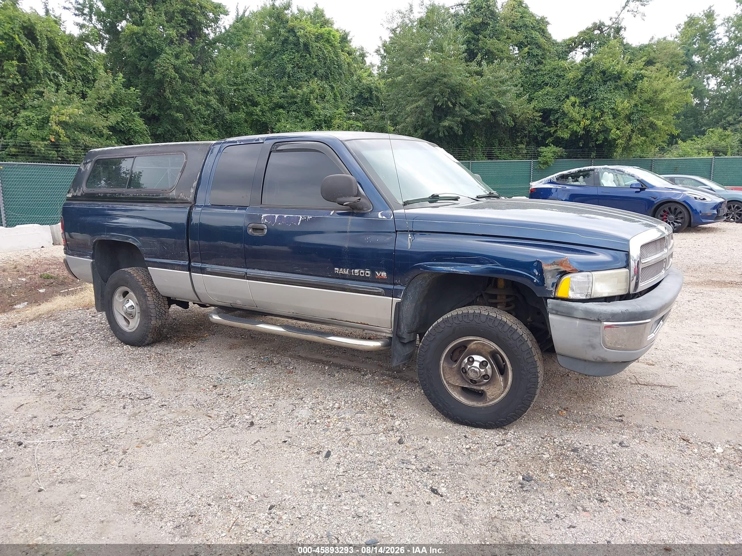 2001 Dodge Ram 1500 St Blue vin: 1B7HF13ZX1J580323