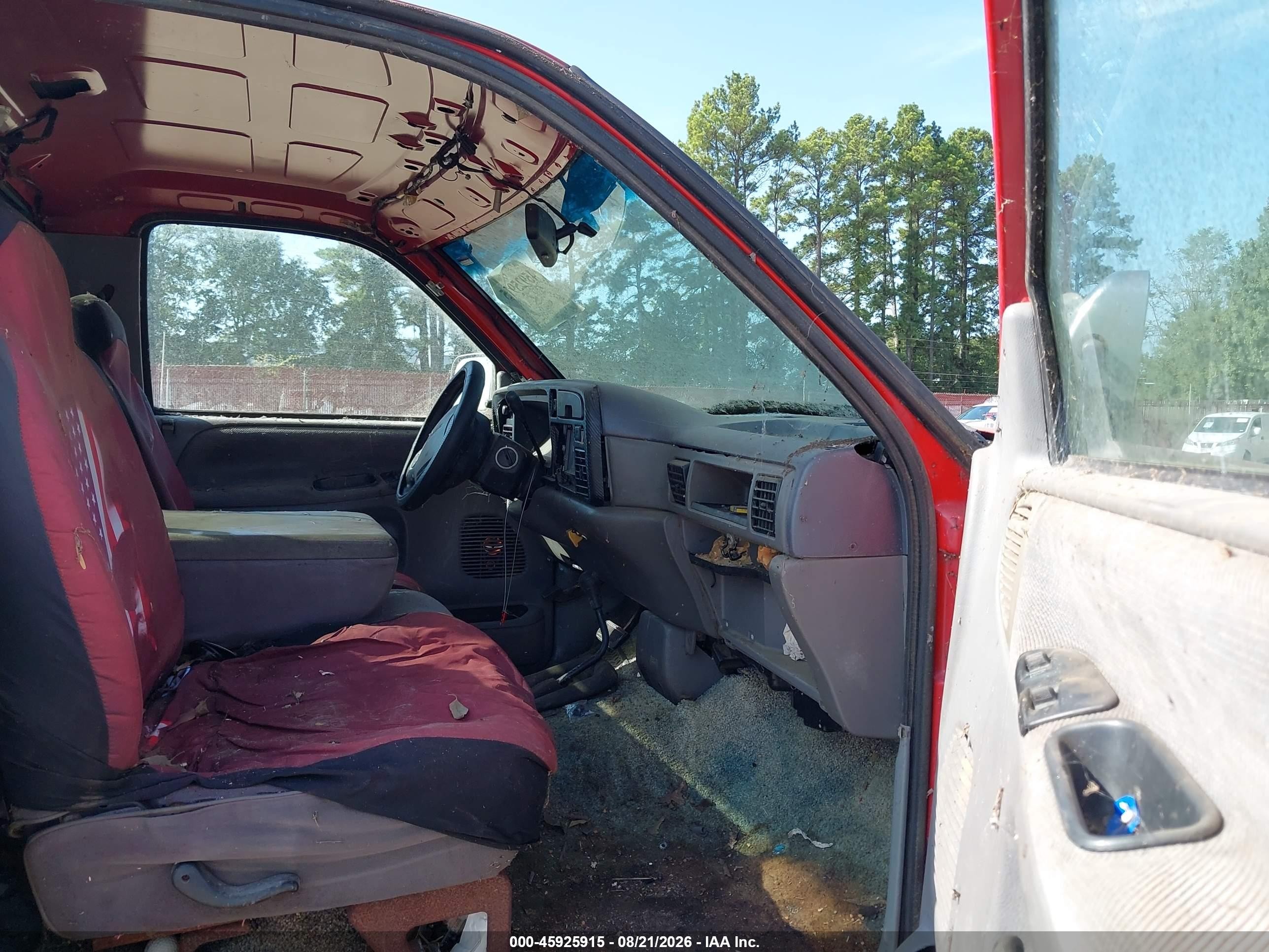 1996 Dodge Ram 1500   Red vin: 1B7HF16Y1TS656284
