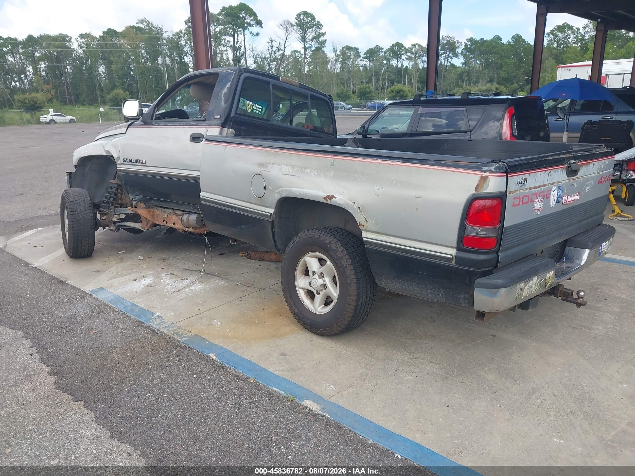 1996 Dodge Ram 1500 Gray vin: 1B7HF16Y2TS619535