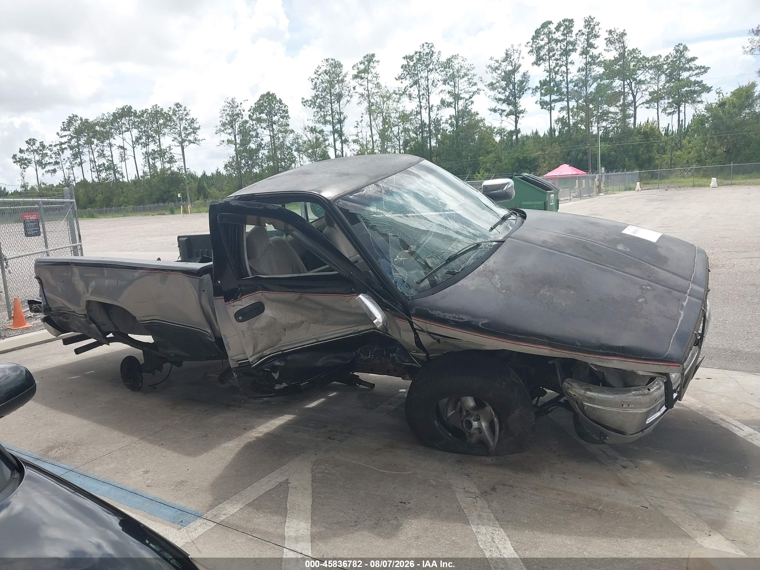 1996 Dodge Ram 1500 Gray vin: 1B7HF16Y2TS619535