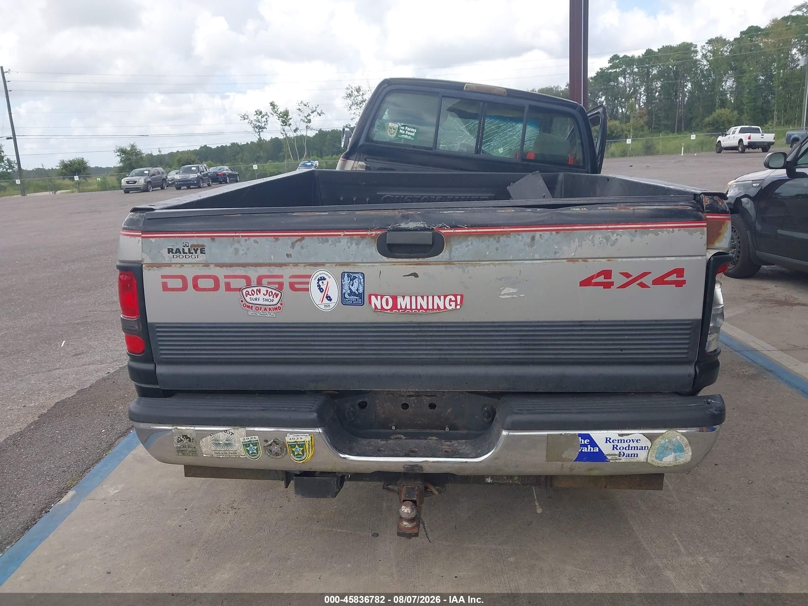 1996 Dodge Ram 1500 Gray vin: 1B7HF16Y2TS619535